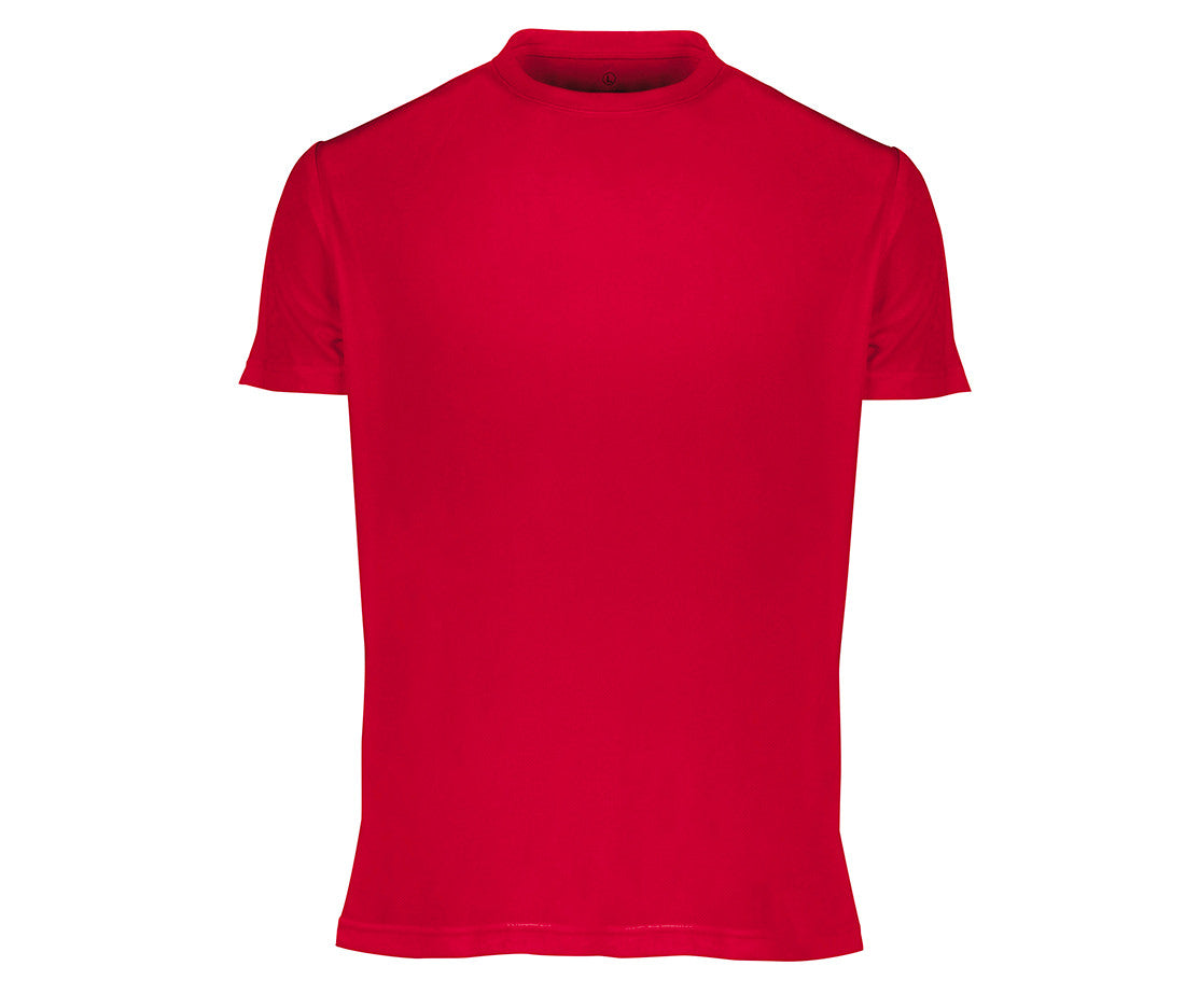 Tee-Shirt Respirant Sans Étiquette de Marque Homme - Red