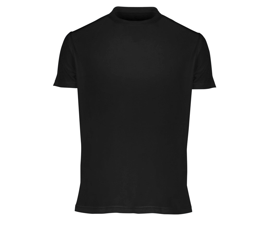 Tee-Shirt Respirant Sans Étiquette de Marque Homme - Black