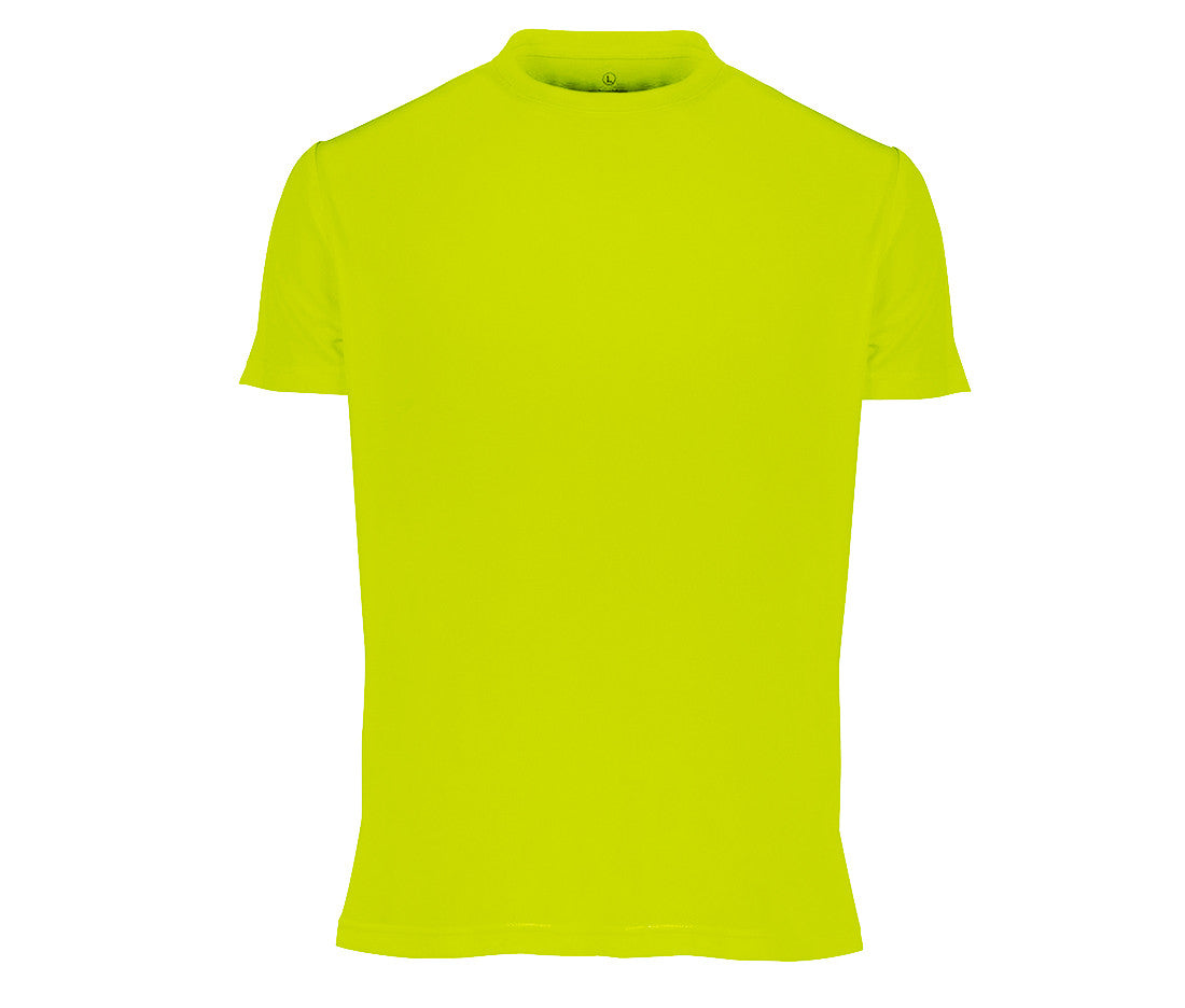 Tee-Shirt Respirant Sans Étiquette de Marque Homme - Fluorescent Yellow