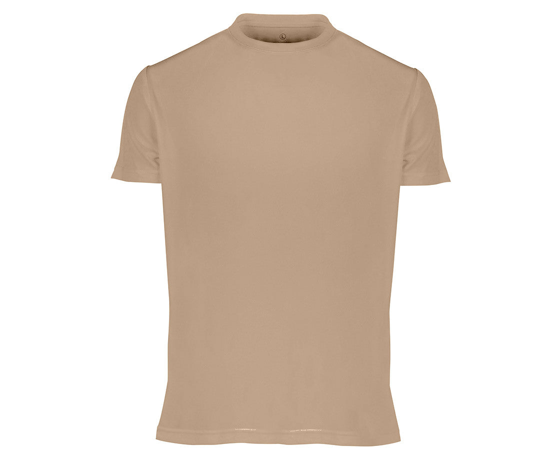 Tee-Shirt Respirant Sans Étiquette de Marque Homme - Sand
