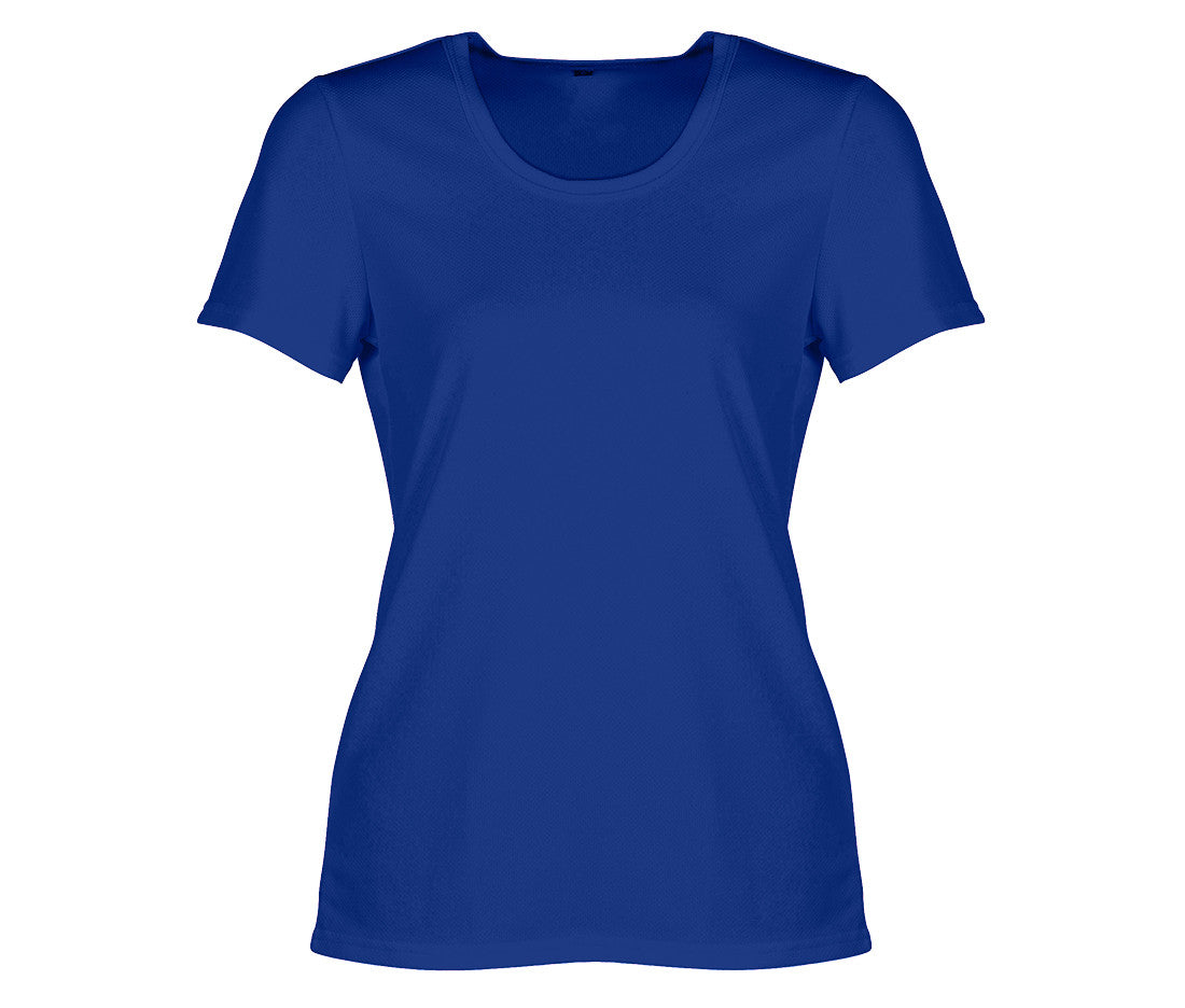 Tee-Shirt Respirant Femme Sans Étiquette de Marque - Aqua