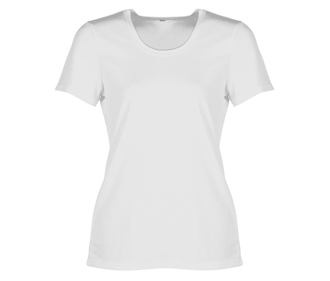 Tee-Shirt Respirant Femme Sans Étiquette de Marque - Silver