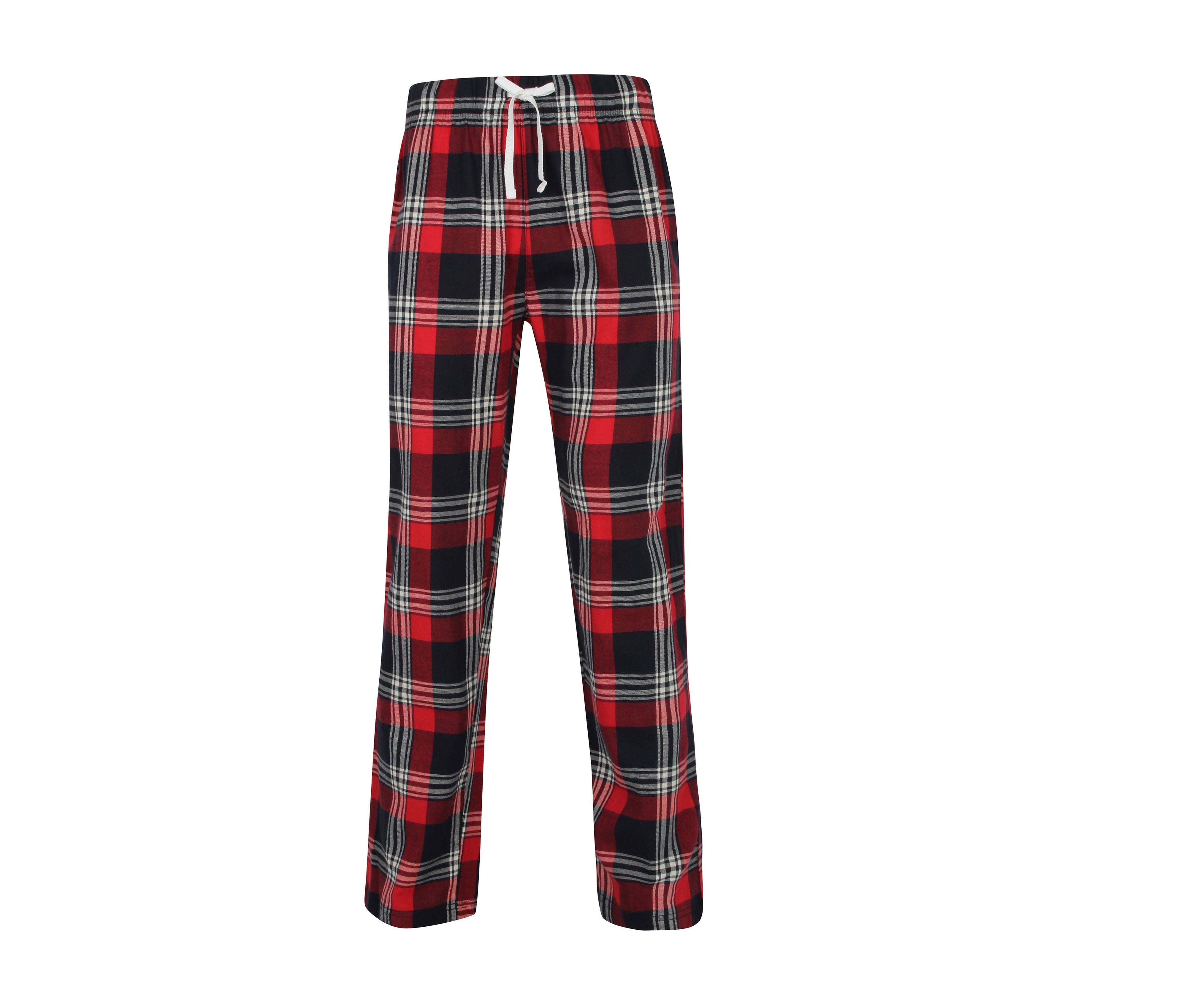 Pantalon de Pyjama Homme - Red/navy Check