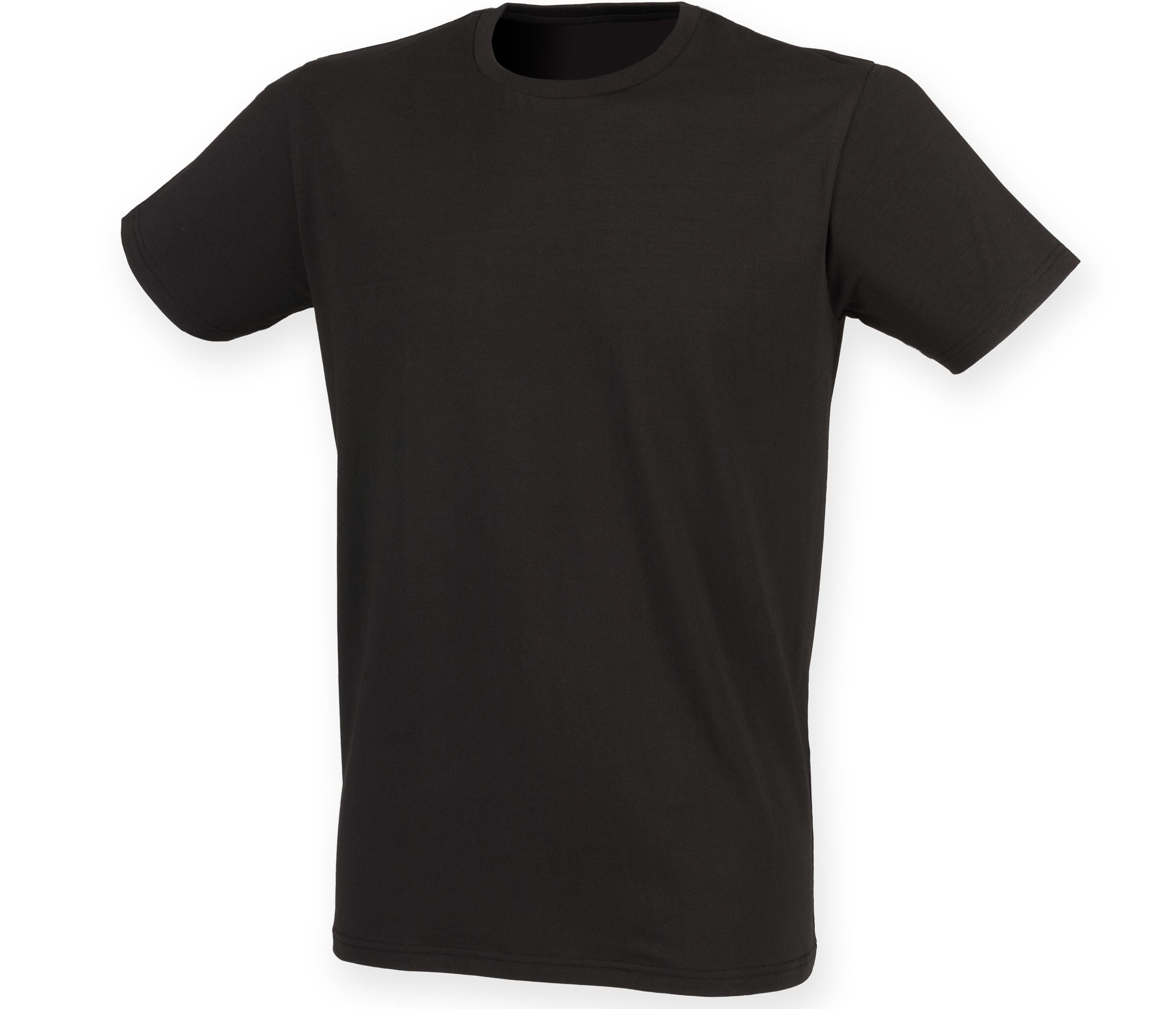 Tee-Shirt Stretch Homme - Black