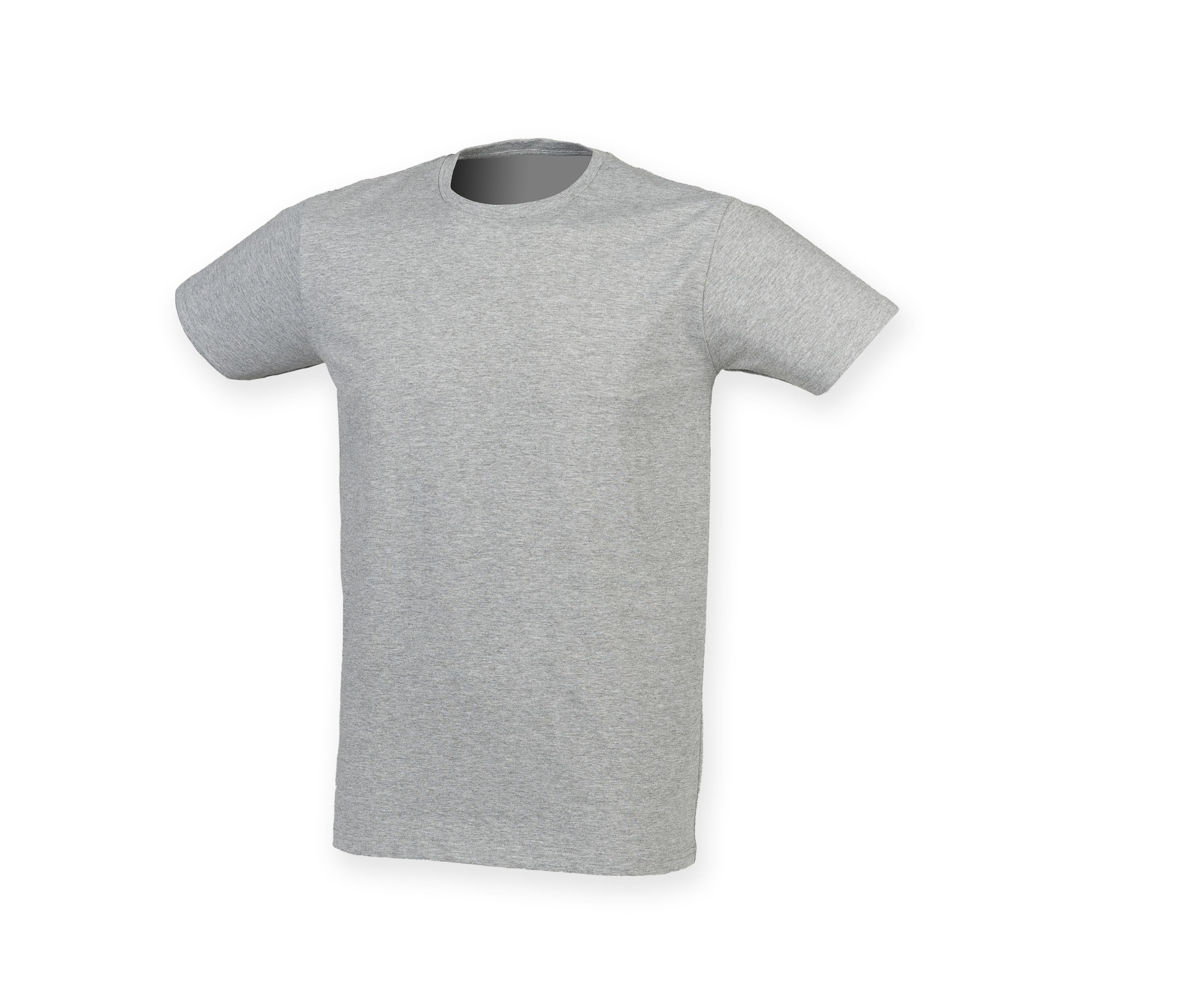 Tee-Shirt Stretch Homme - Heather Grey