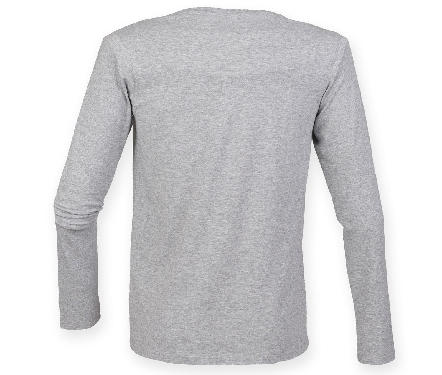 Tee-Shirt Stretch Homme Manches Longues - Heather Grey