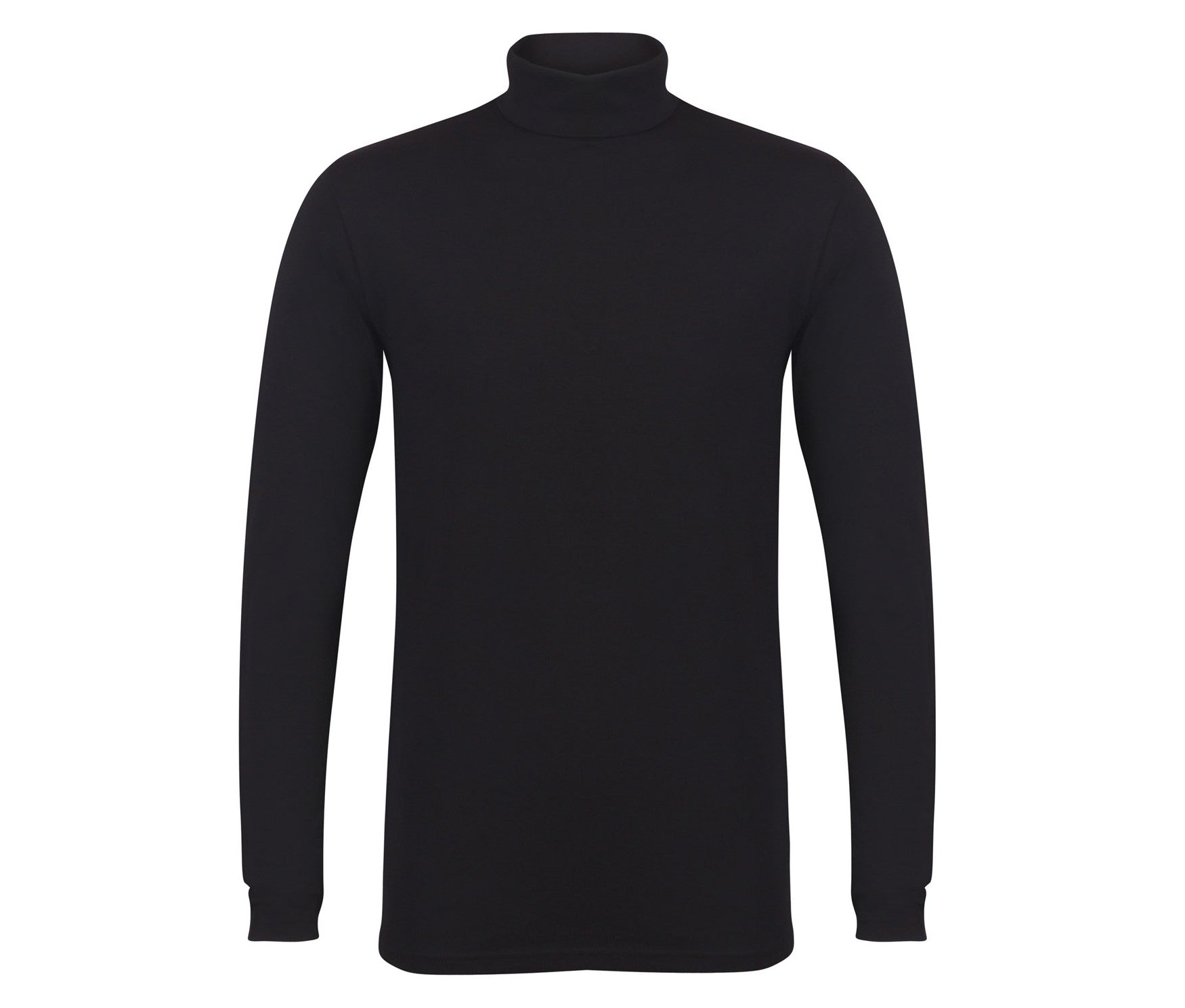 Tee-Shirt Col Roulé - Black