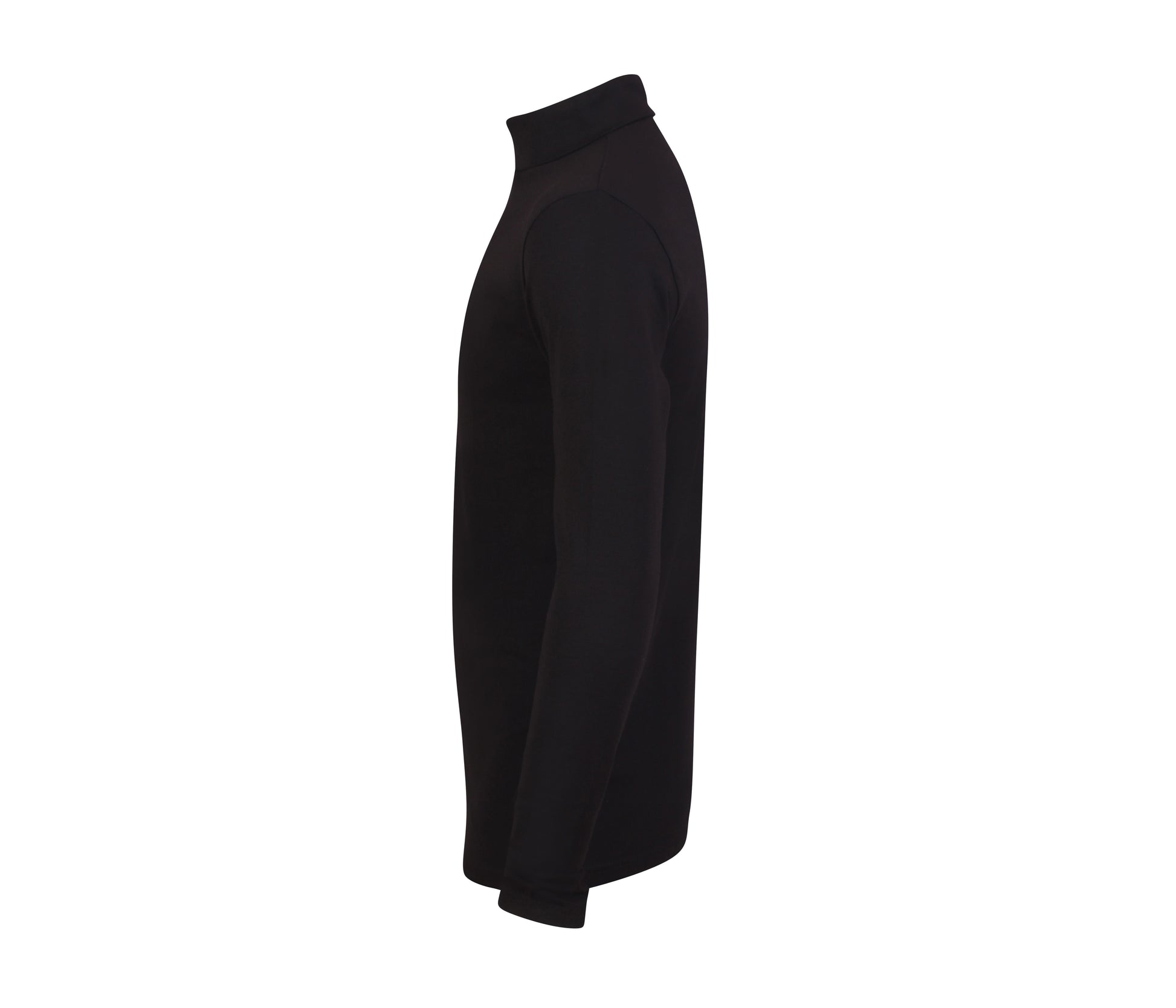 Tee-Shirt Col Roulé - Black