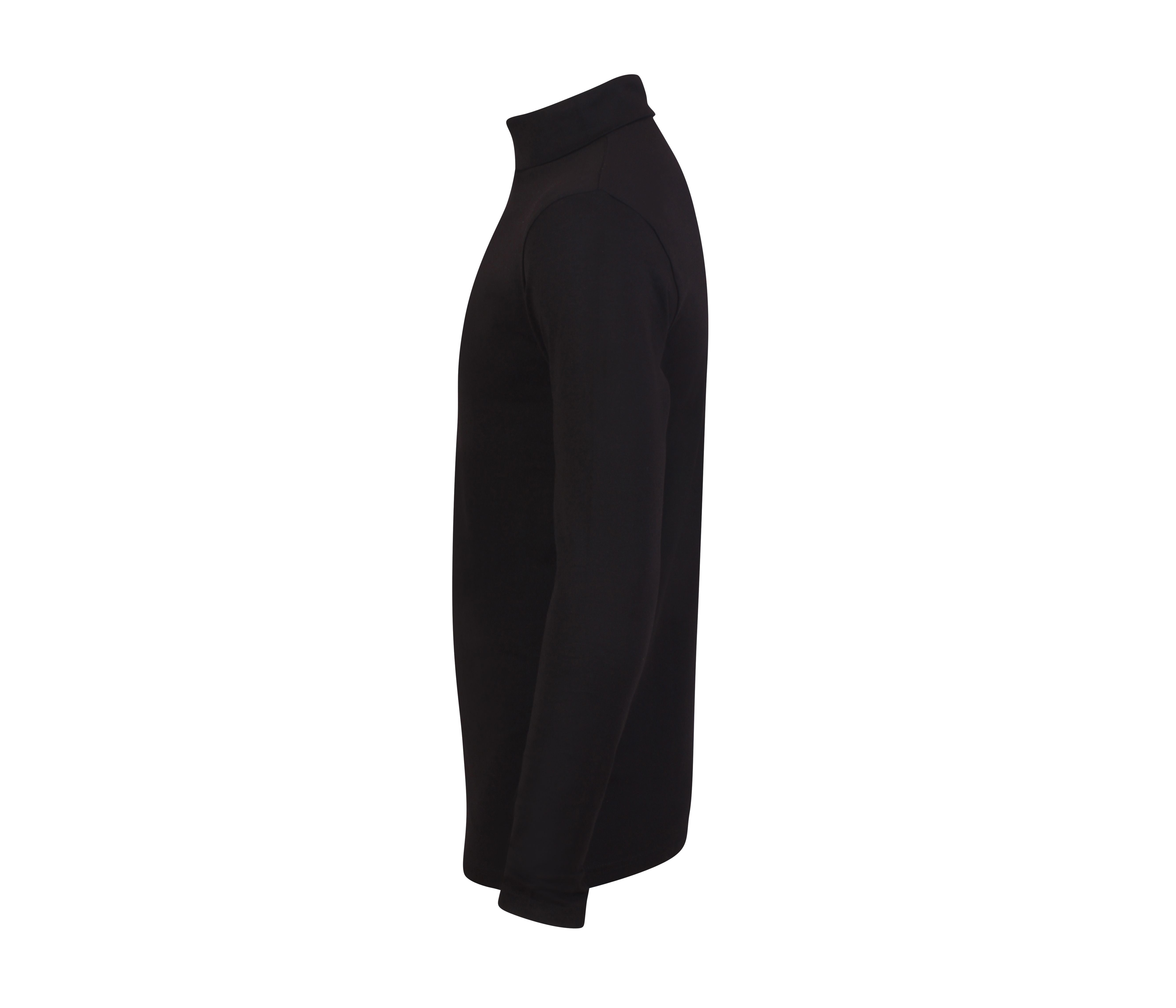 Tee-Shirt Col Roulé - Black