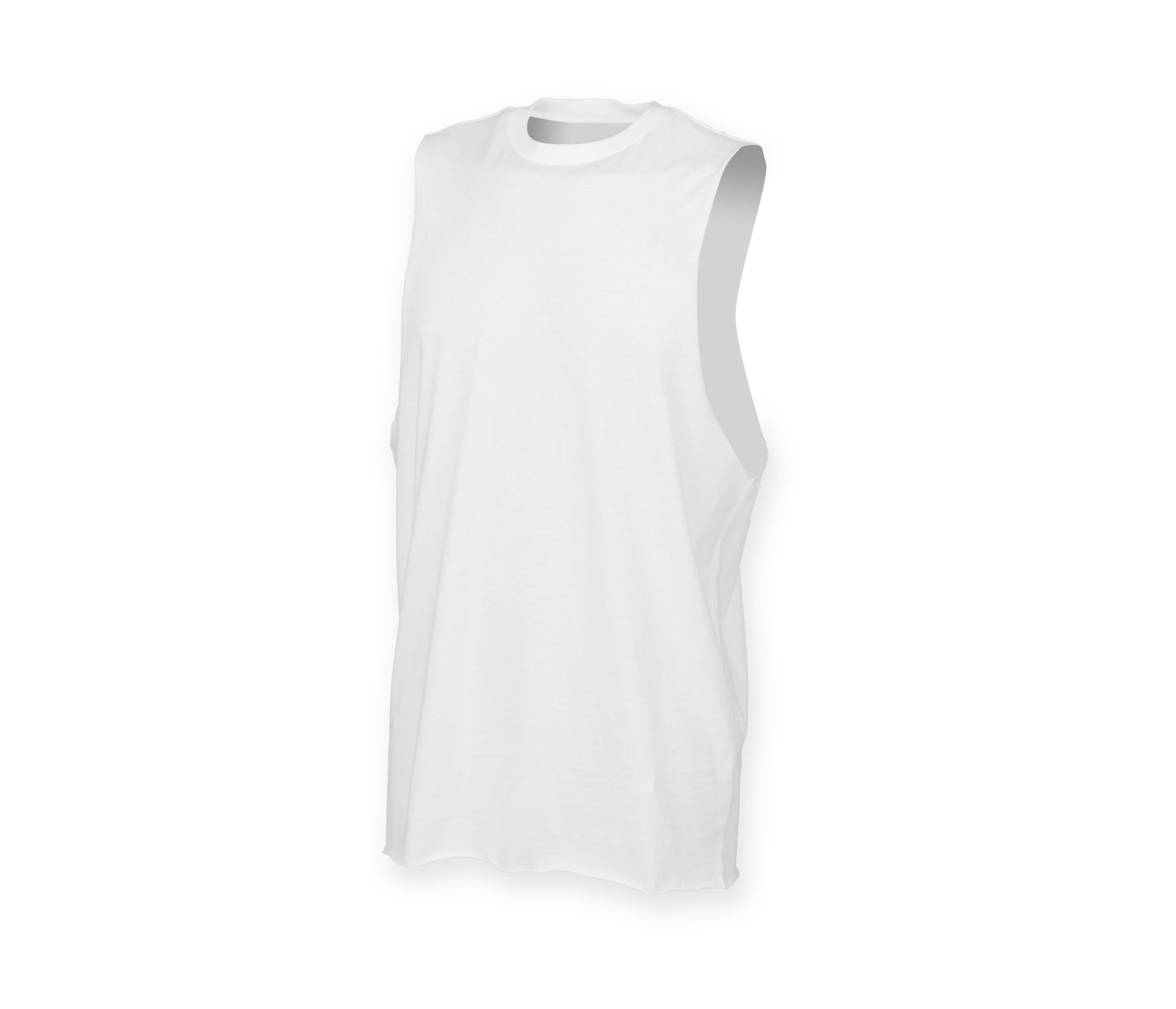 Débardeur Homme Emmanchures Échancrées - White