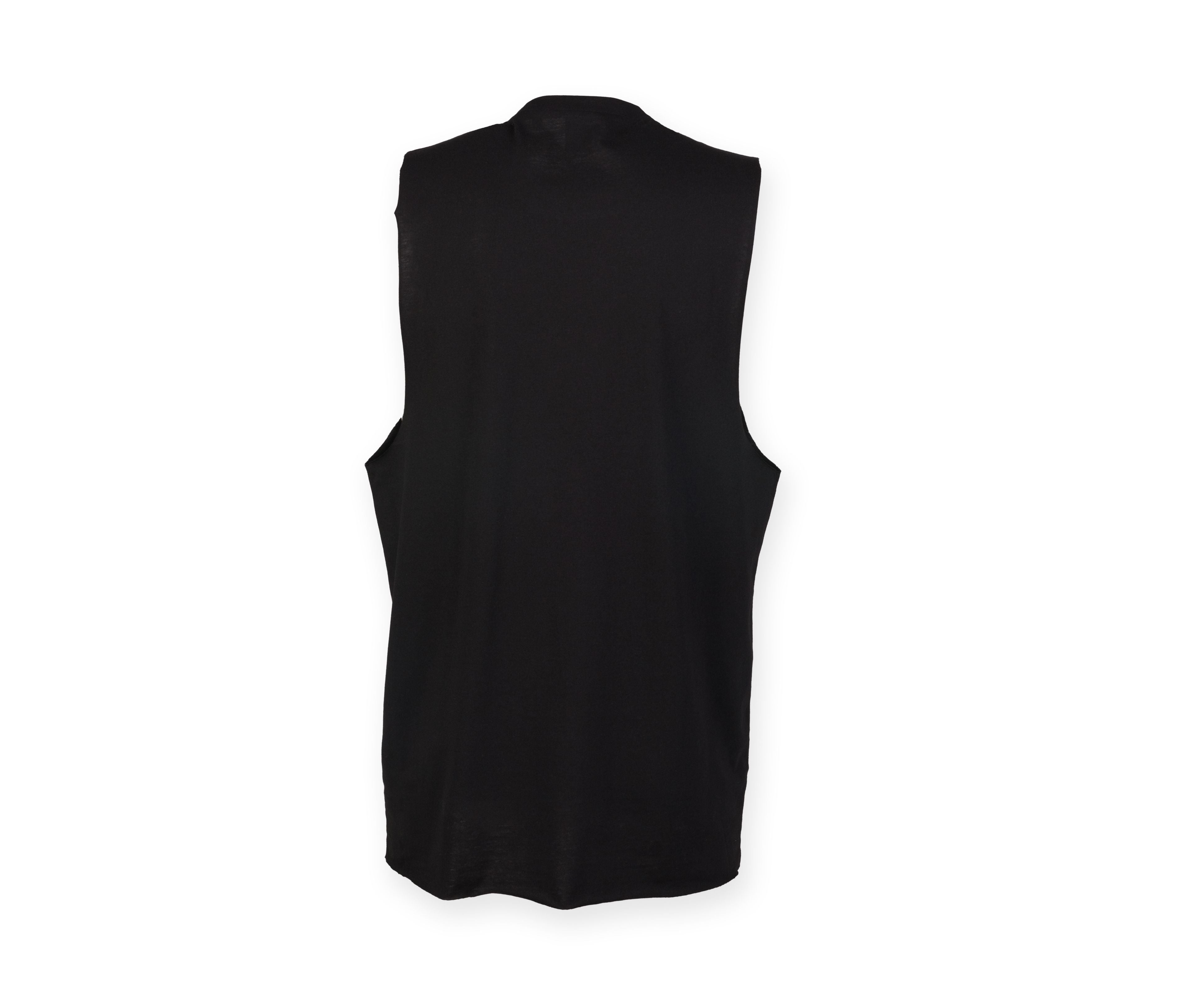 Débardeur Homme Emmanchures Échancrées - Black