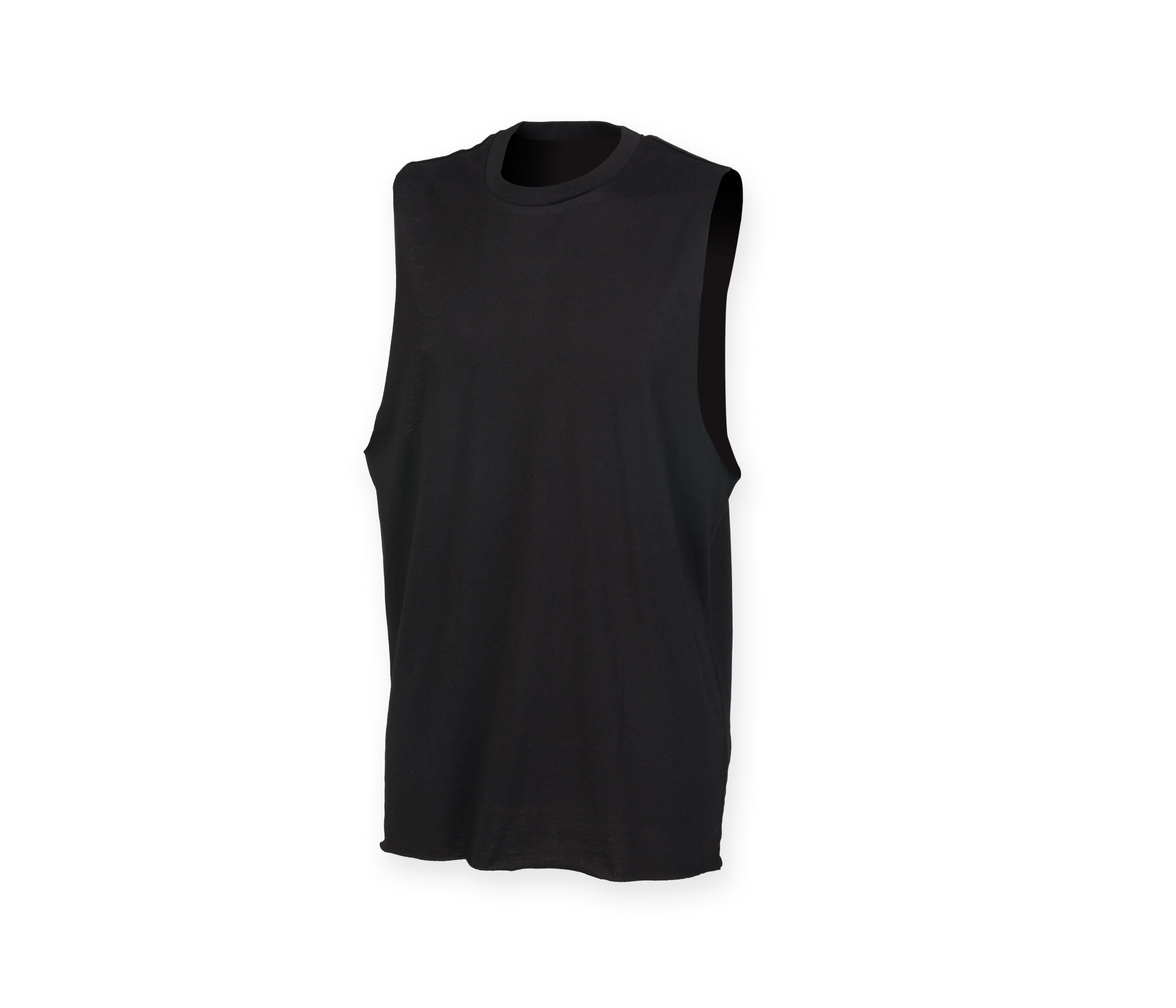 Débardeur Homme Emmanchures Échancrées - Black