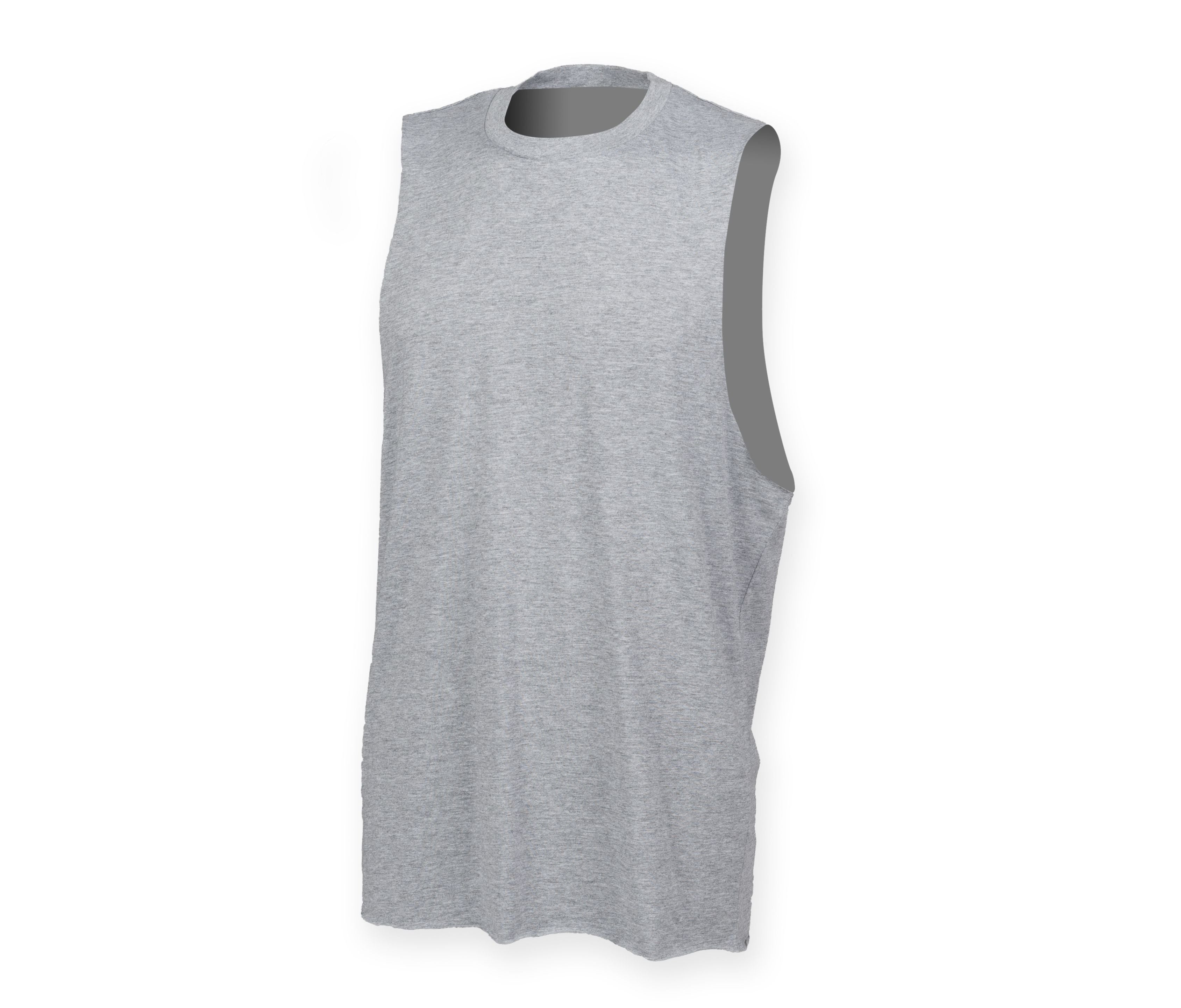 Débardeur Homme Emmanchures Échancrées - Heather Grey