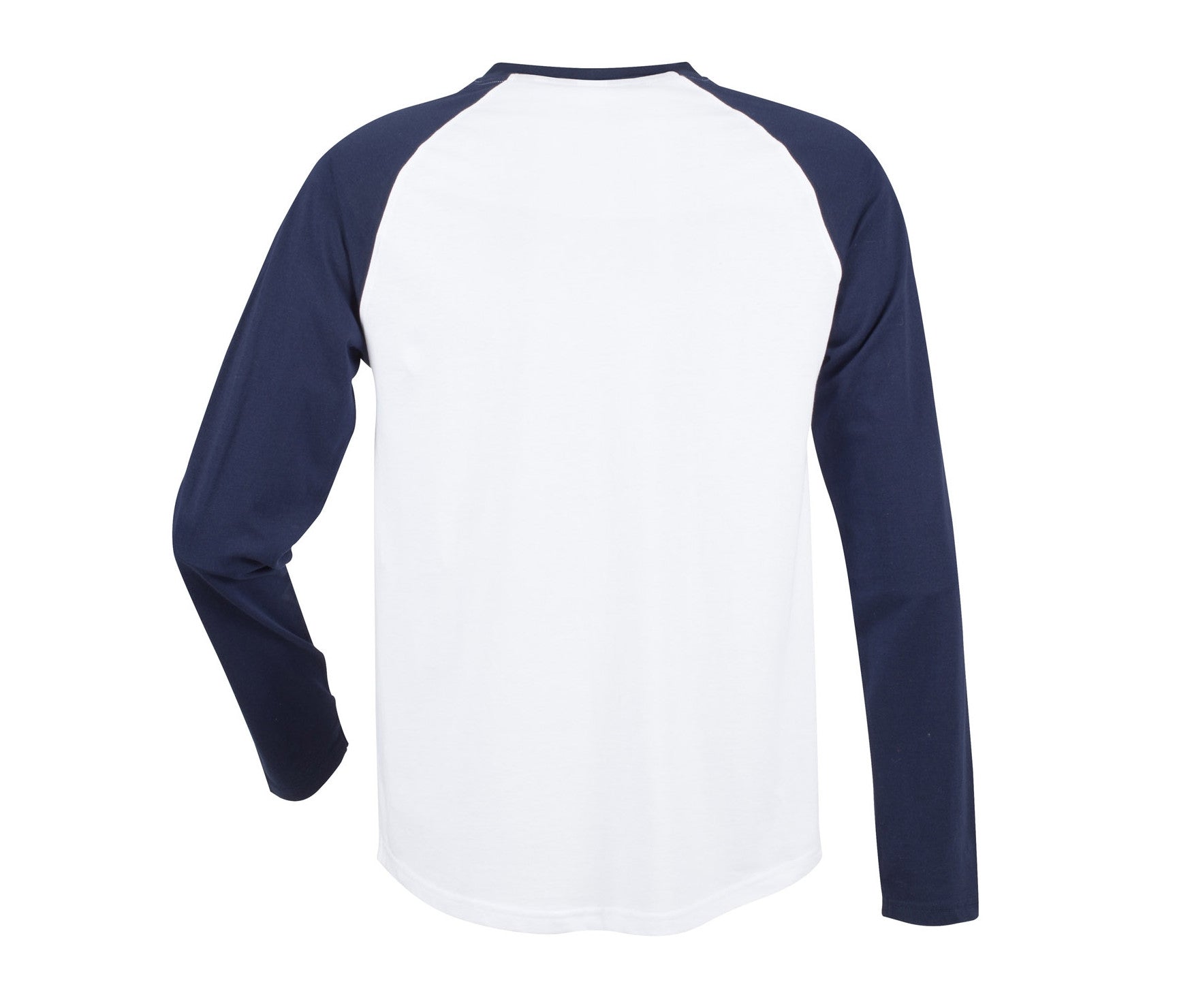 Tee-Shirt Baseball Manches Longues - White/oxford Navy