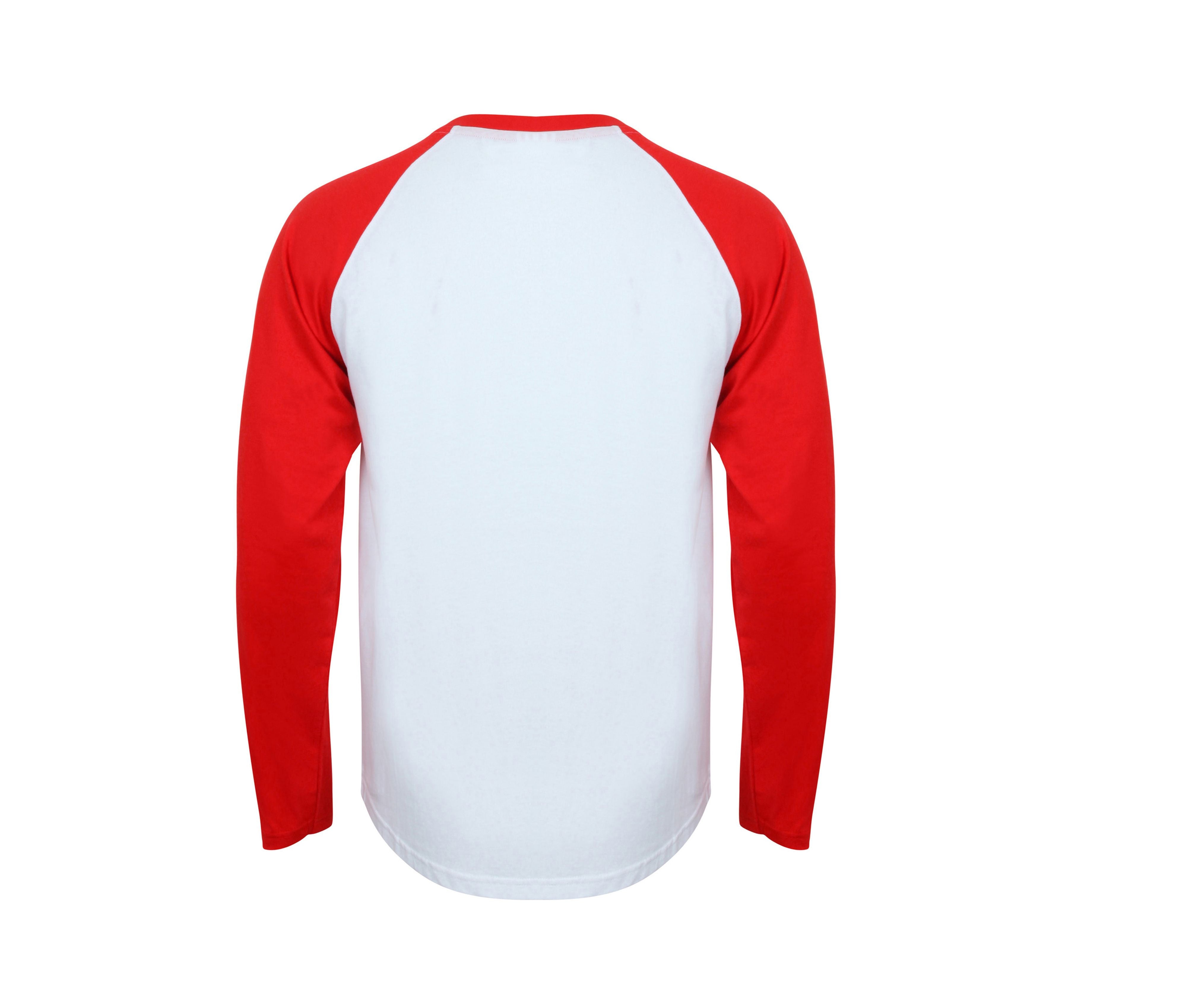 Tee-Shirt Baseball Manches Longues - White/red