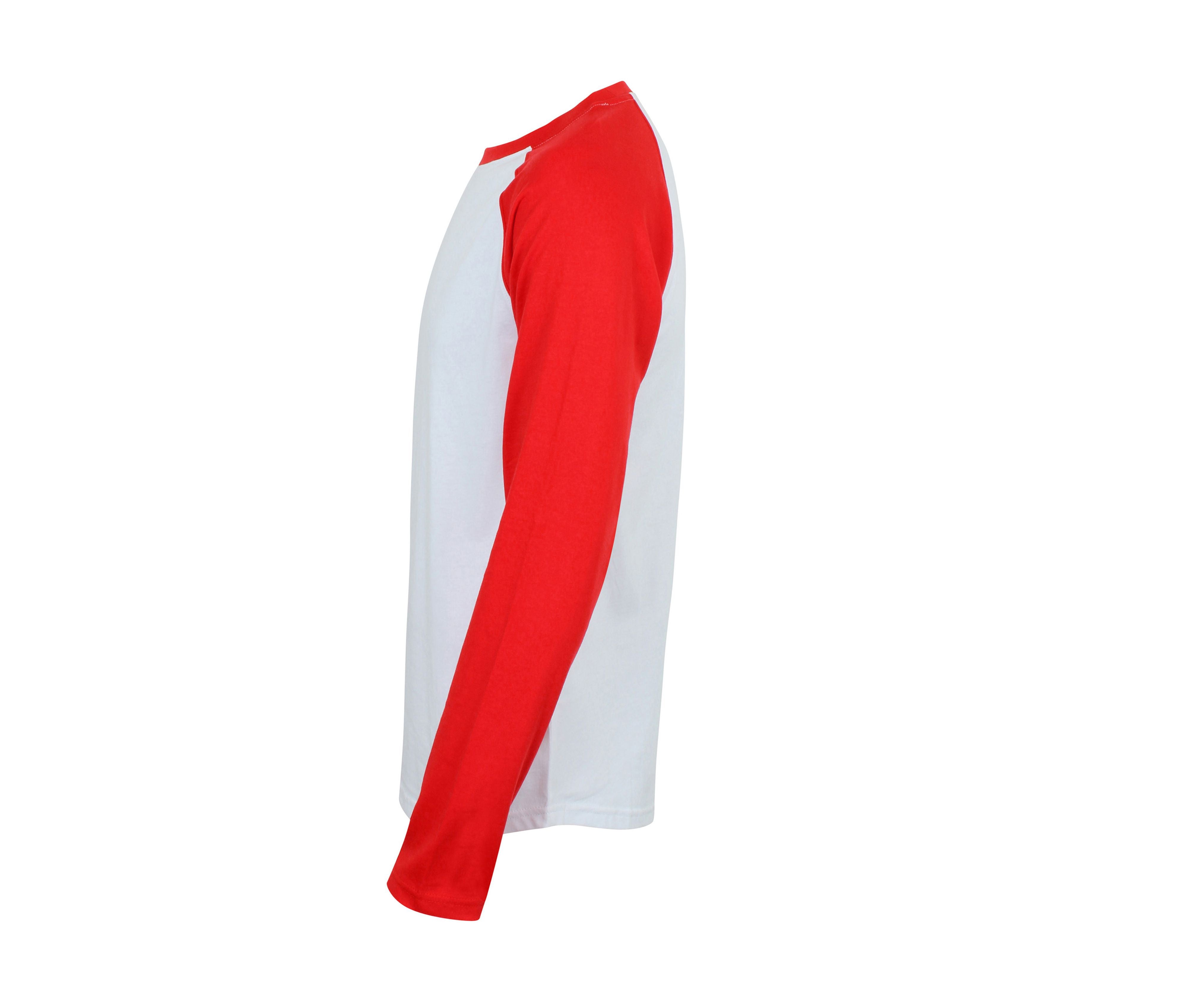 Tee-Shirt Baseball Manches Longues - White/red