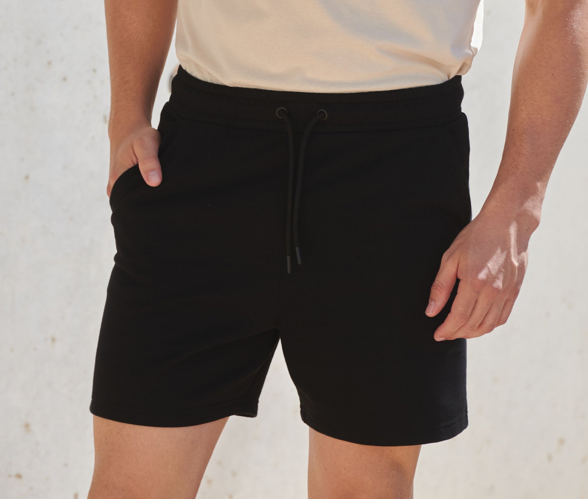 Short en coton et polyester recyclés