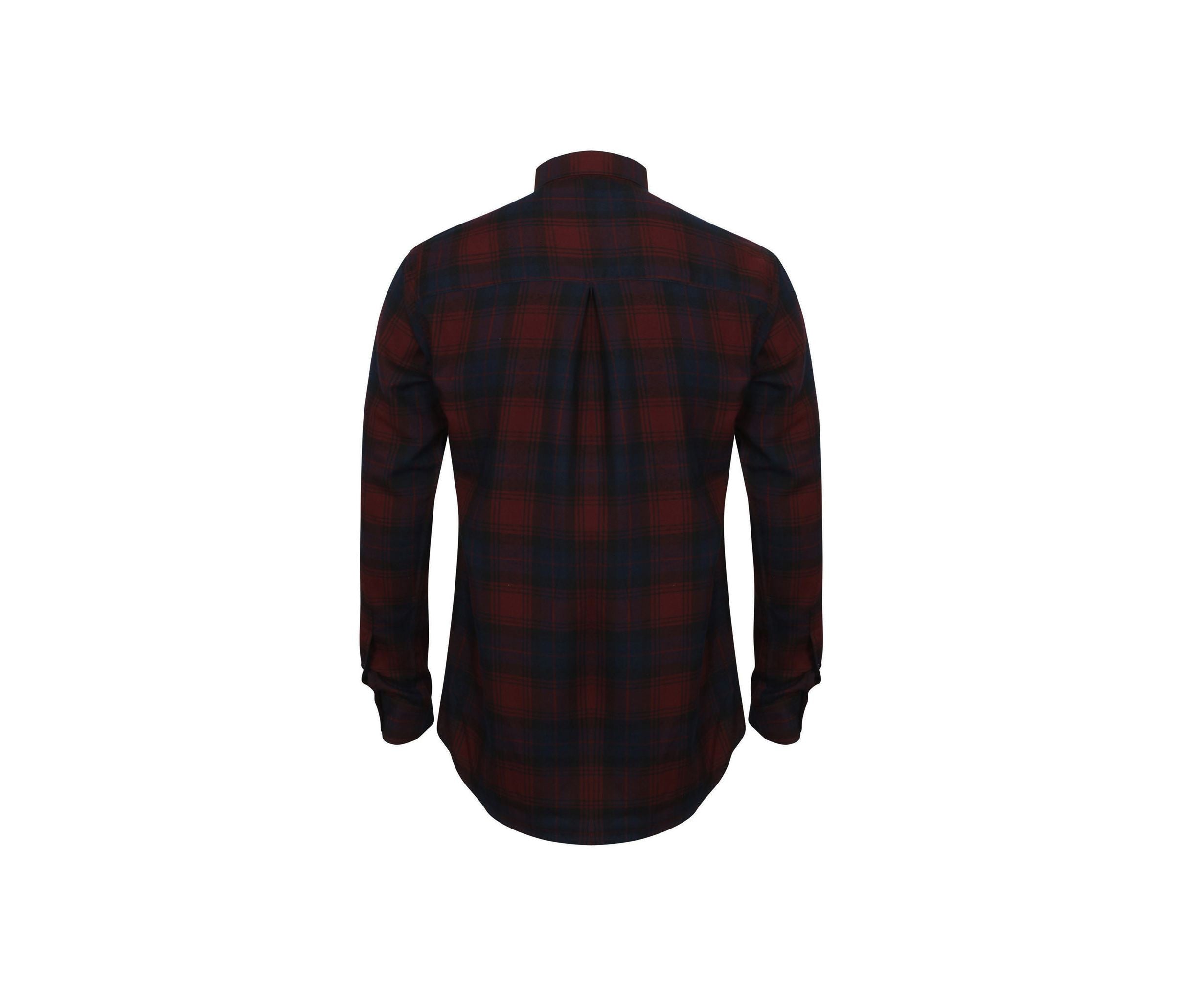 Chemise Décontractée à Carreaux - Burgundy/check