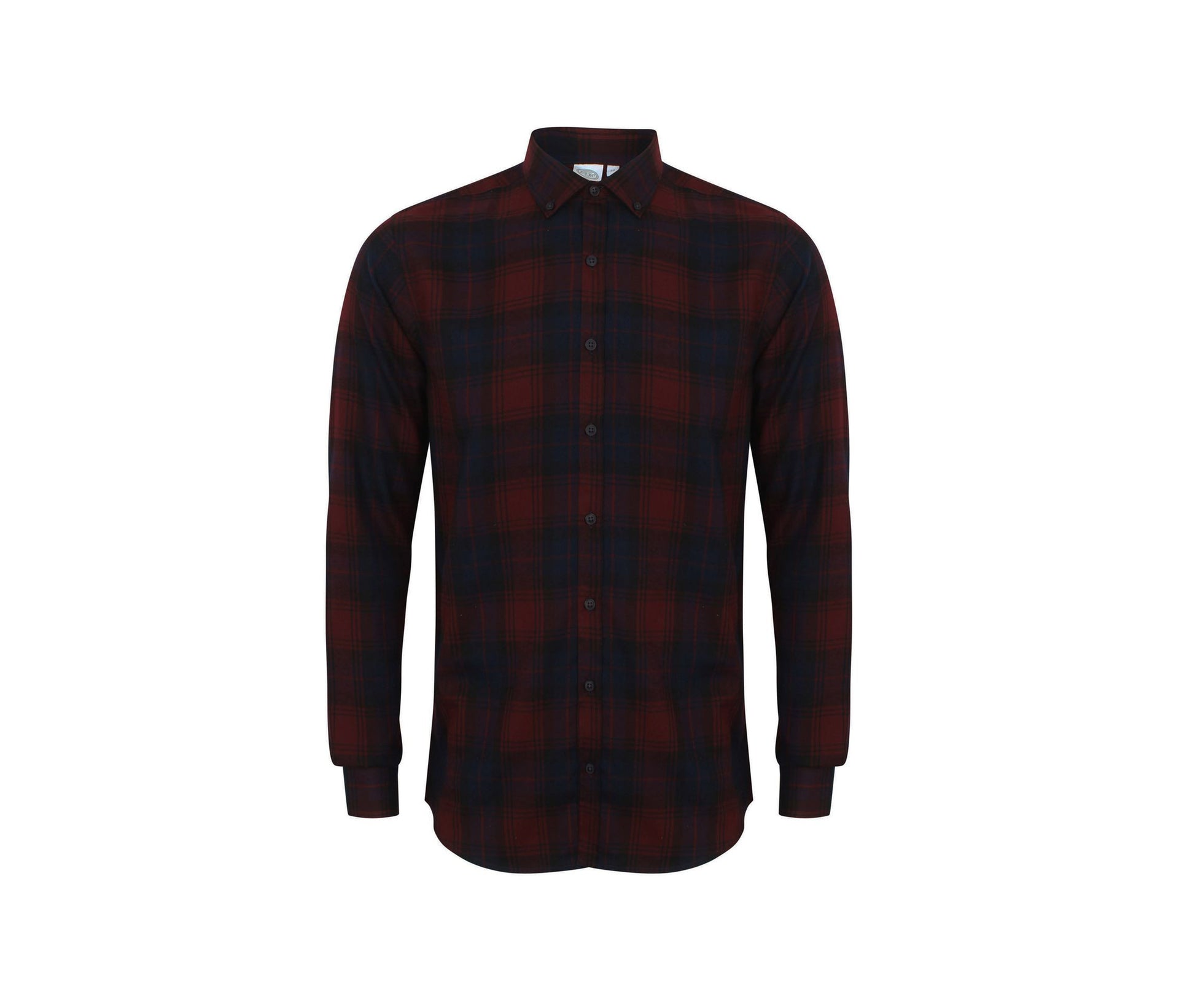 Chemise Décontractée à Carreaux - Burgundy/check