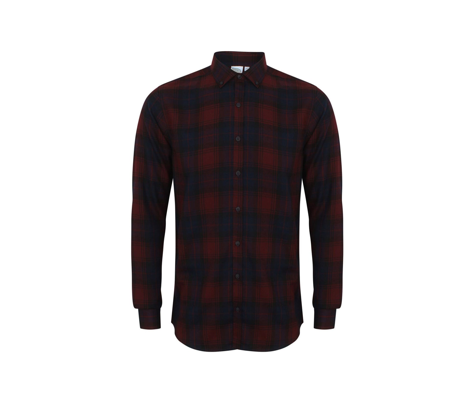 Chemise Décontractée à Carreaux - Burgundy/check