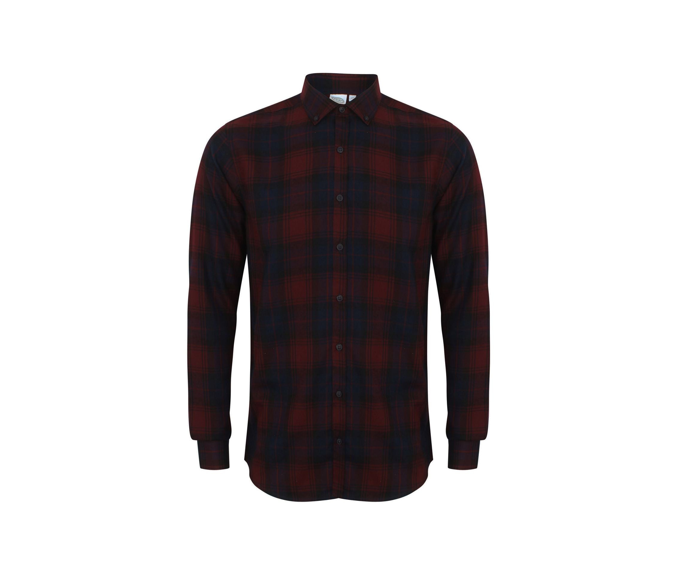 Chemise Décontractée à Carreaux - Burgundy/check