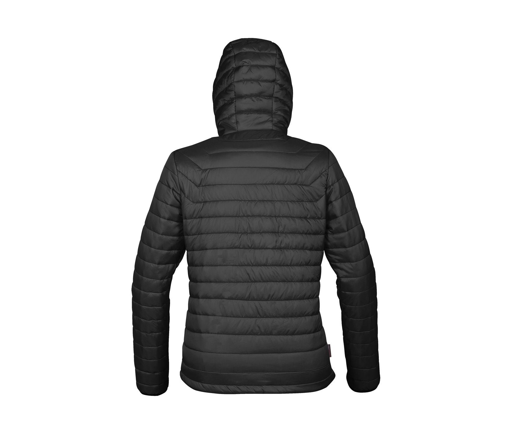 Doudoune à Capuche Femme - Black / Marine Blue