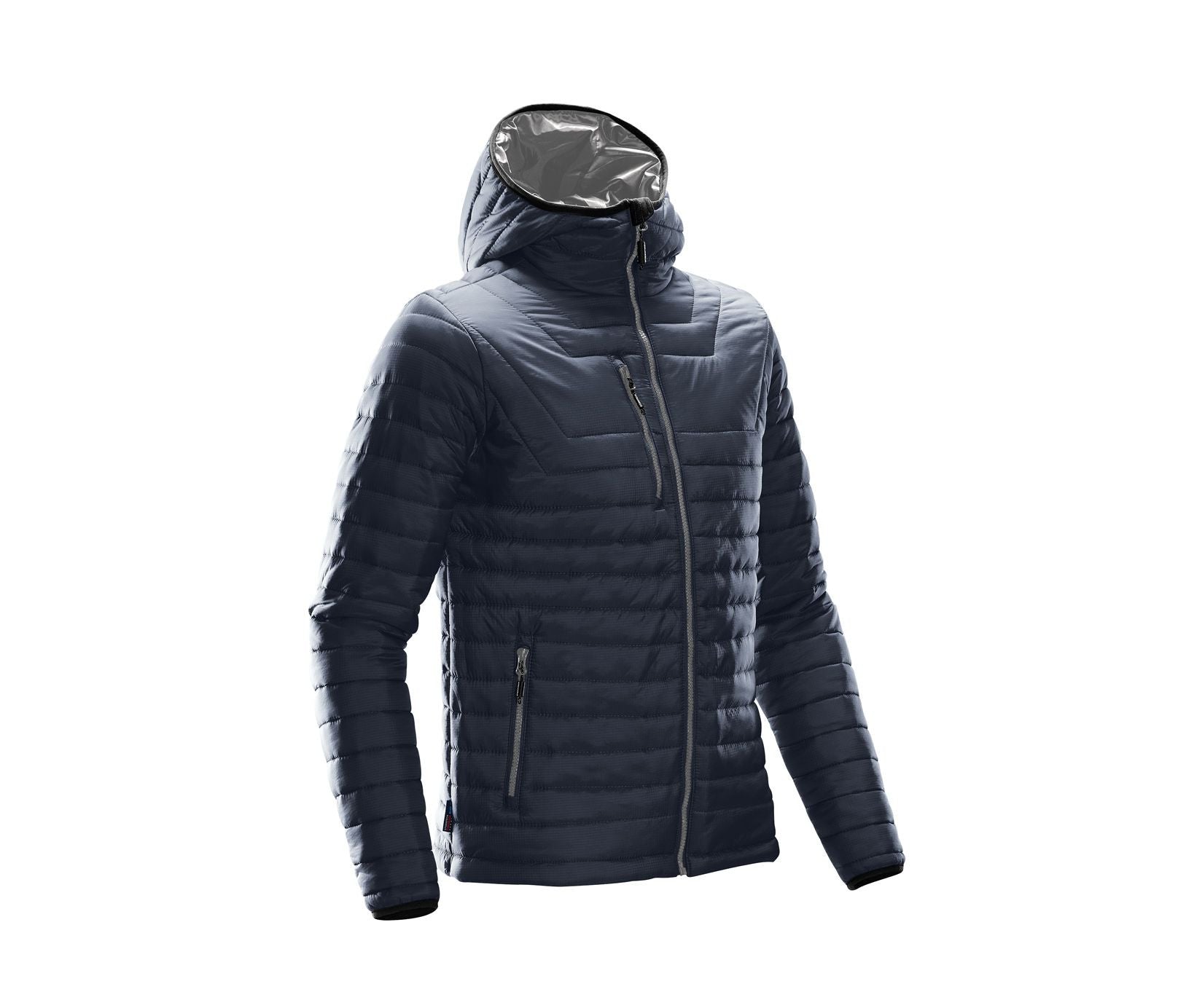Doudoune à Capuche Homme - Navy / Charcoal
