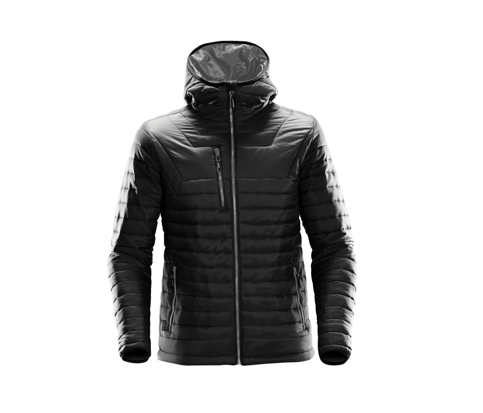 Doudoune à Capuche Homme - Black / Charcoal