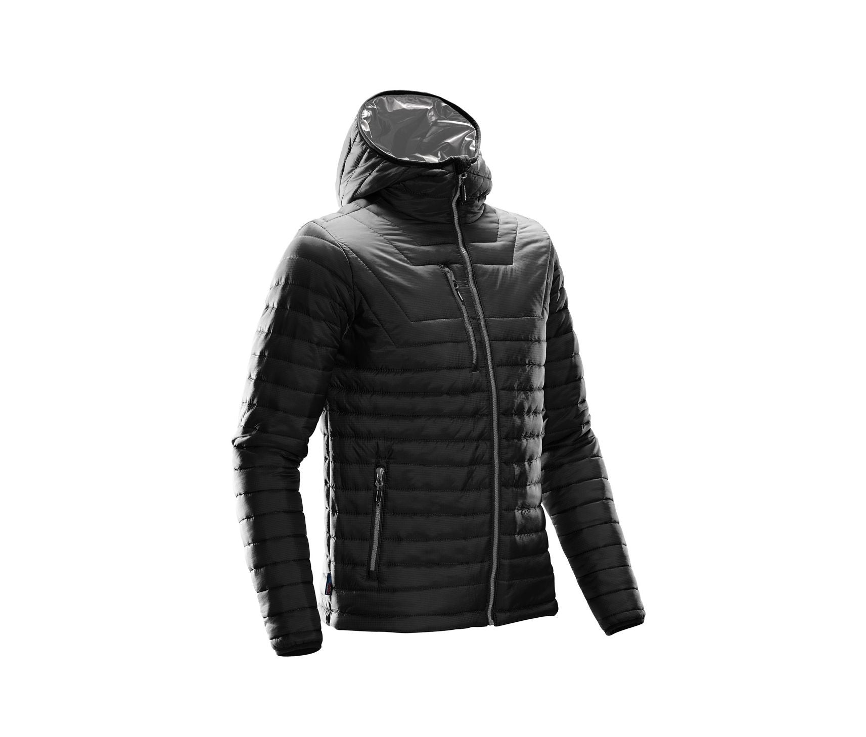 Doudoune à Capuche Homme - Black / Charcoal