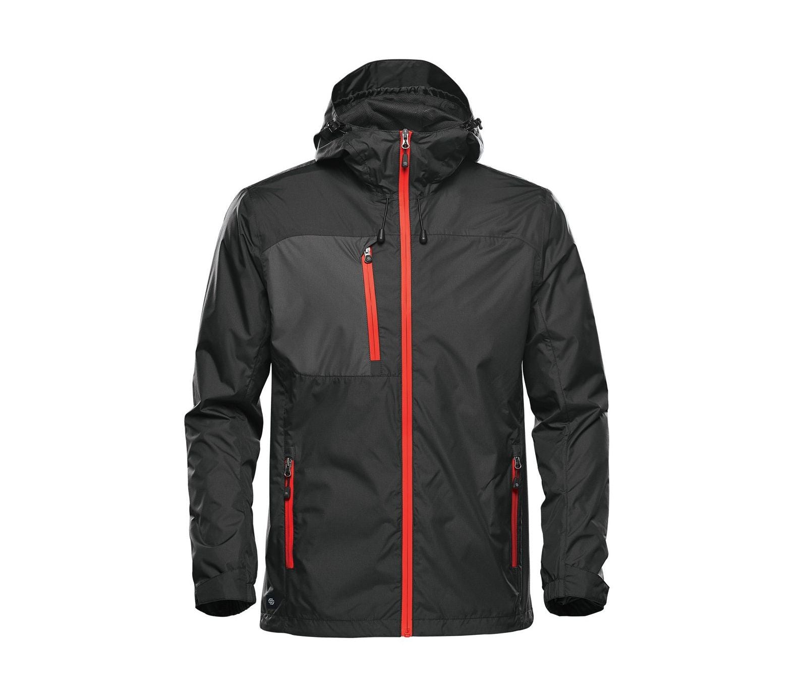 Veste Légère de Pluie - Black / Bright Red