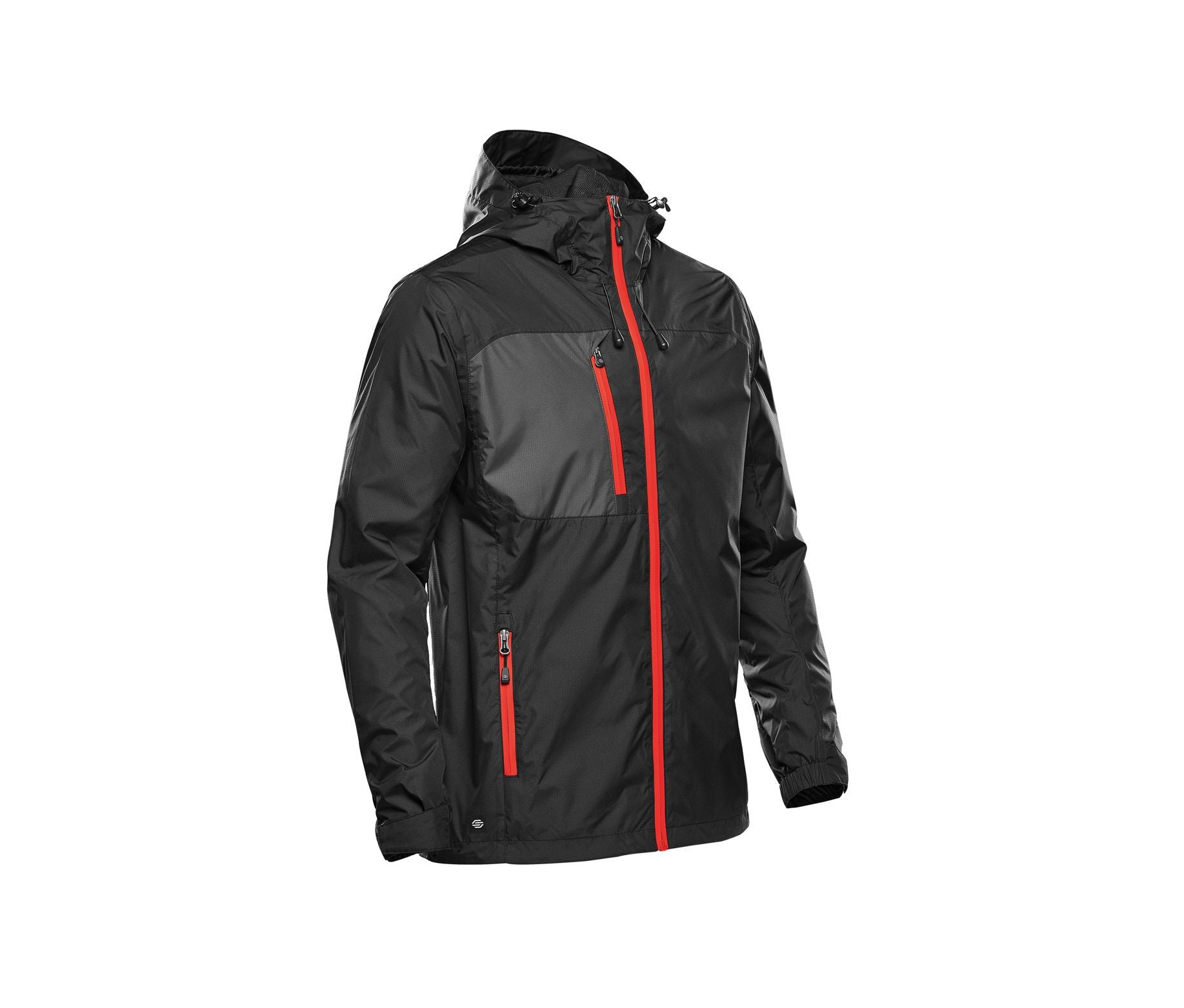 Veste Légère de Pluie - Black / Bright Red