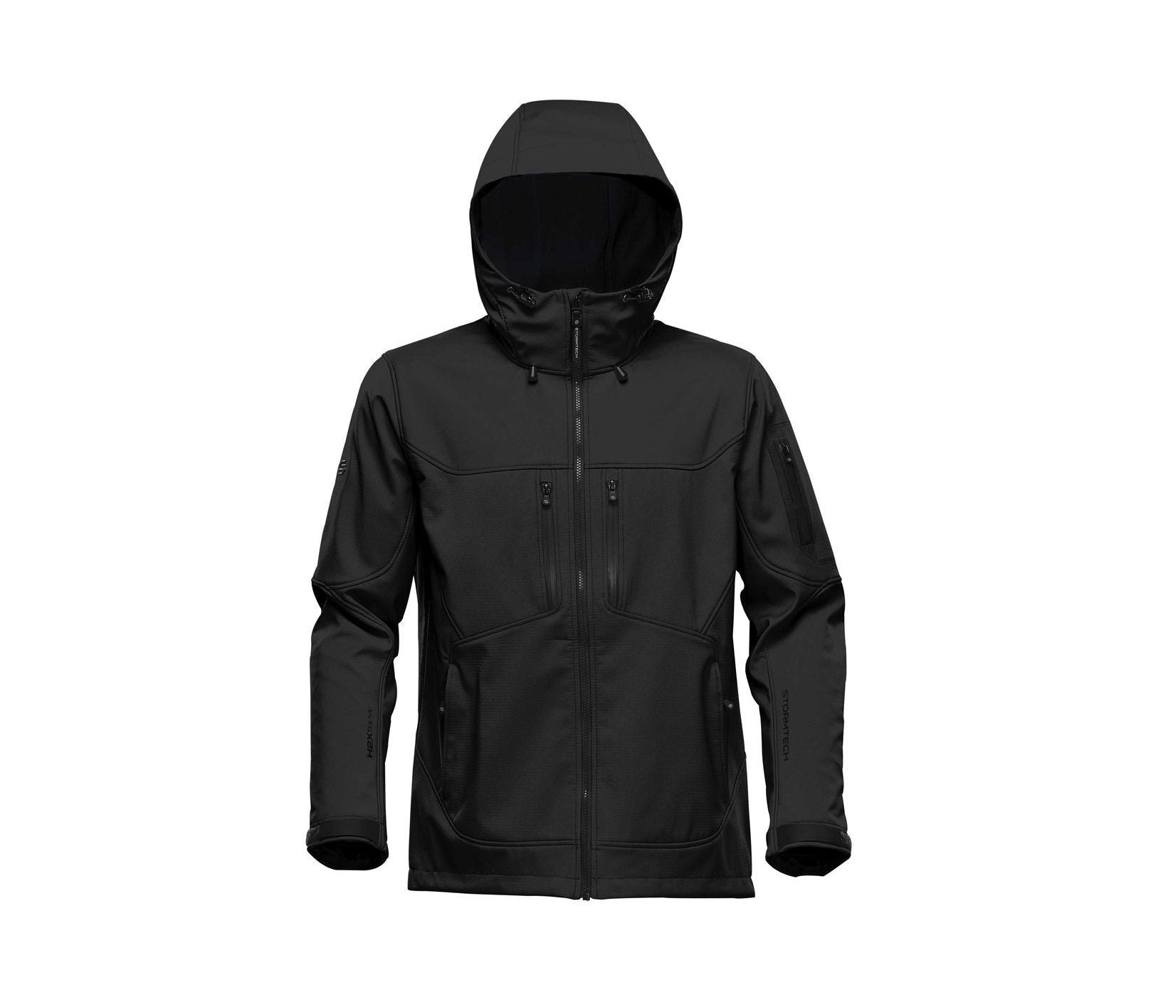 Veste Softshell à Capuche - Black / Graphite