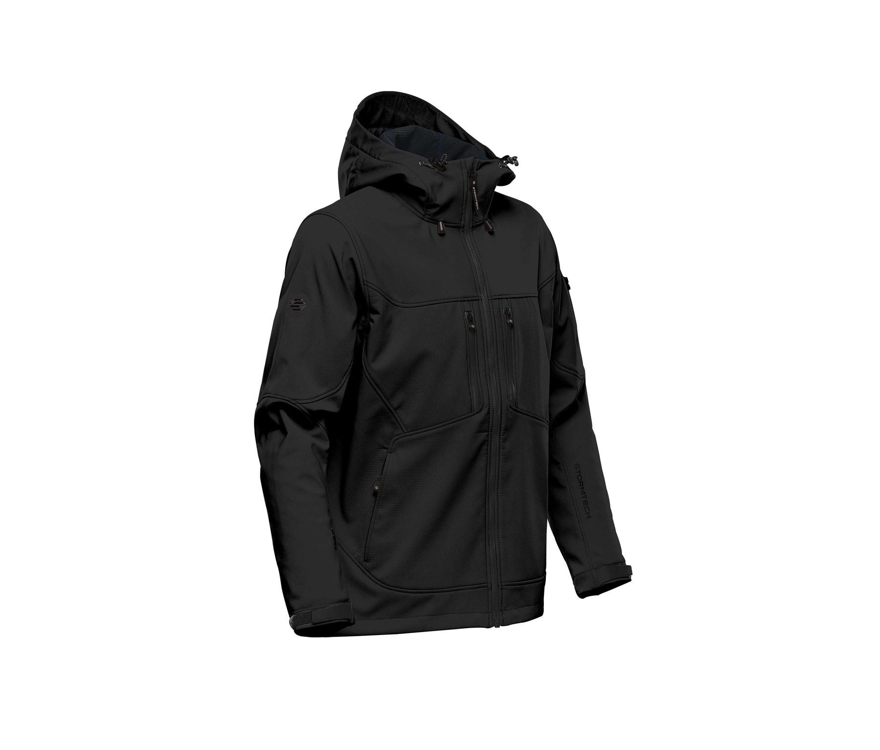 Veste Softshell à Capuche - Black / Graphite