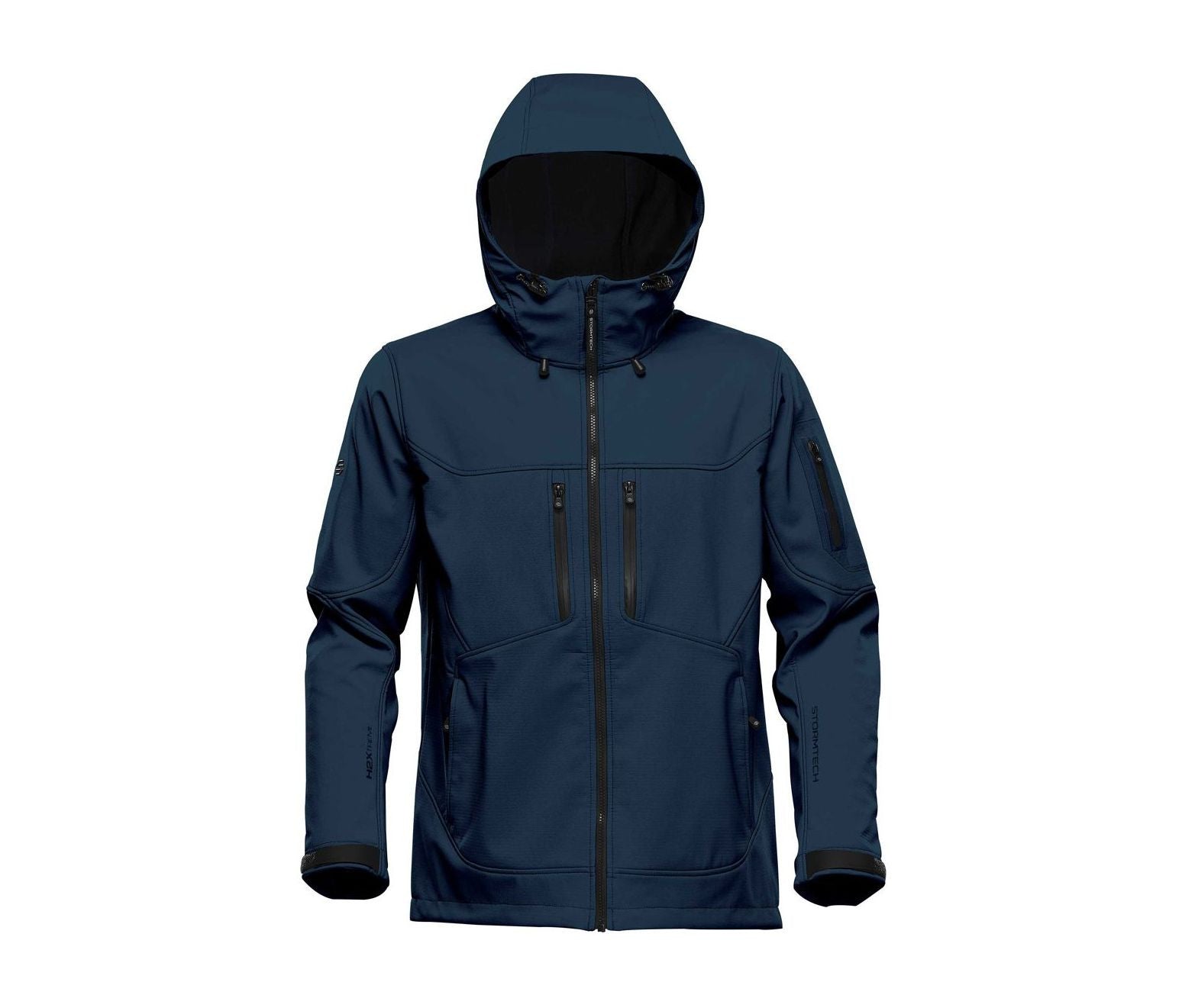 Veste Softshell à Capuche - Navy / Graphite