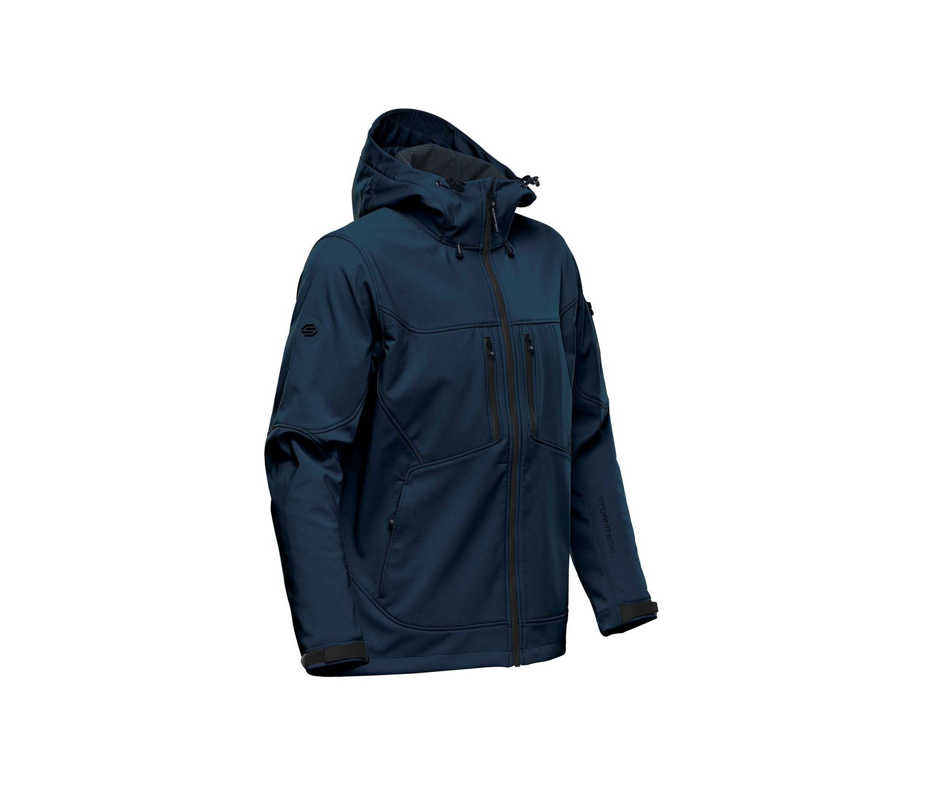 Veste Softshell à Capuche - Navy / Graphite