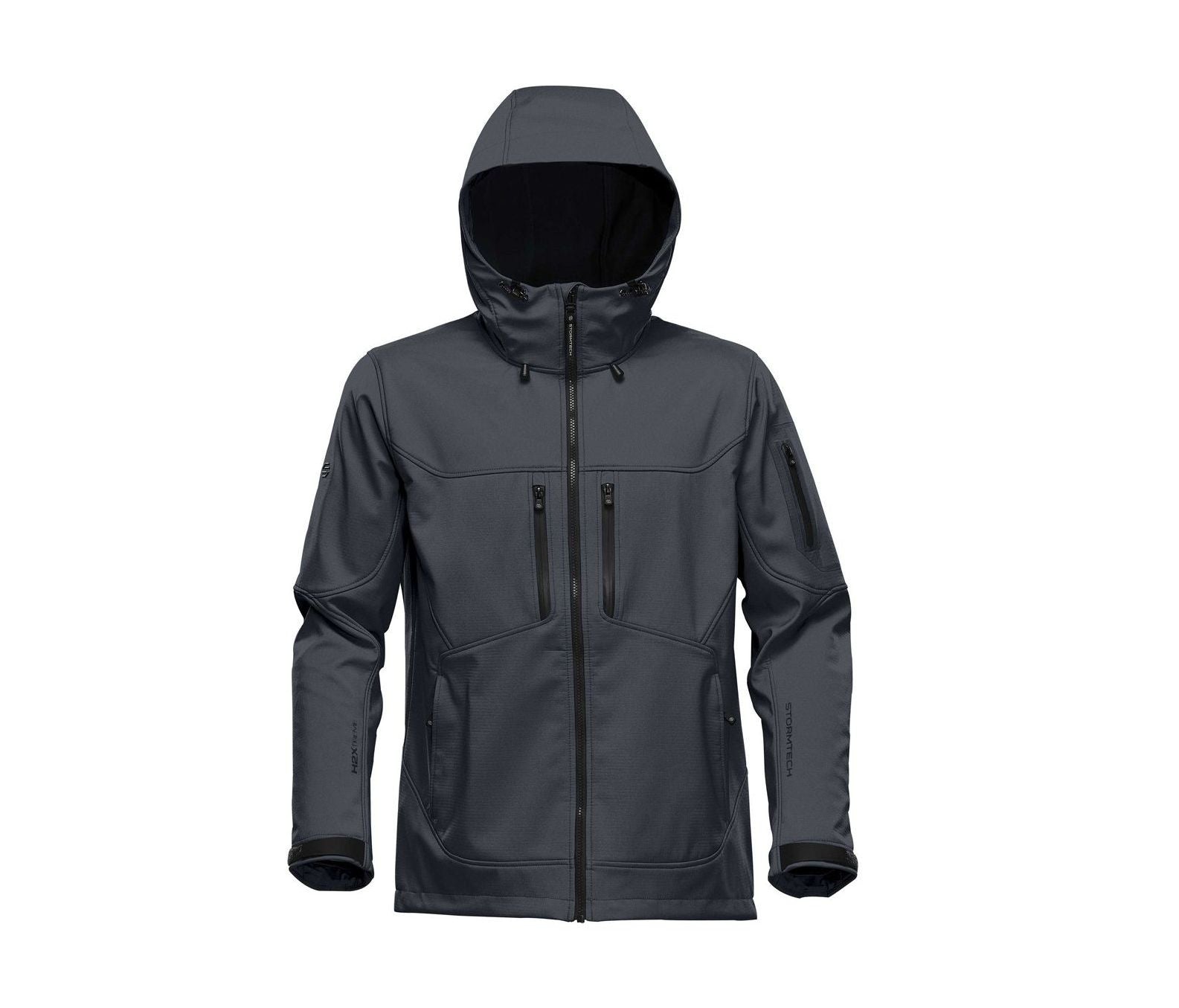 Veste Softshell à Capuche - Charcoal Twill