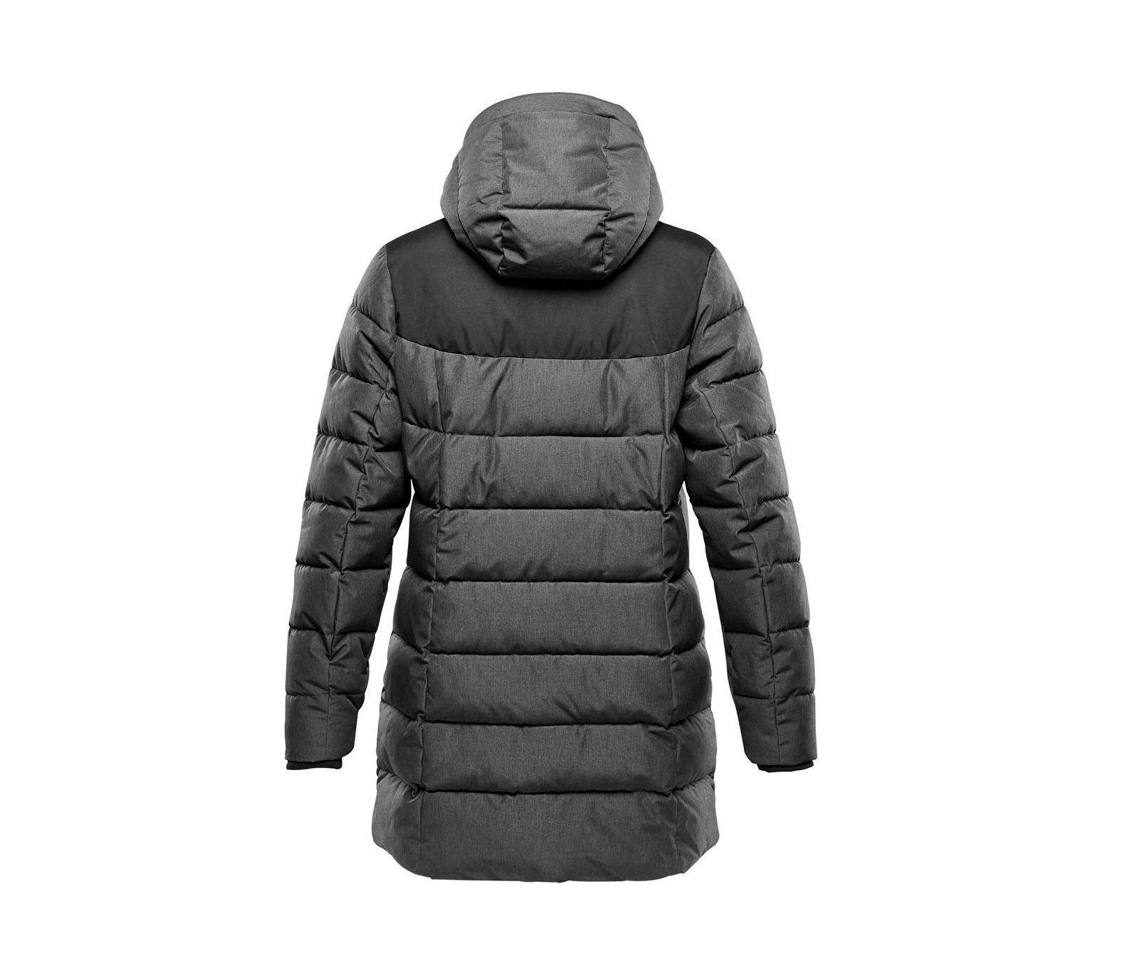 Parka Matelassée Avec Capuche - Heather Grey