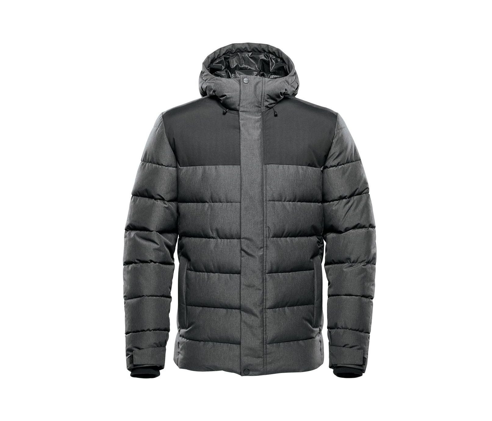 Parka Matelassée Avec Capuche - Heather Grey