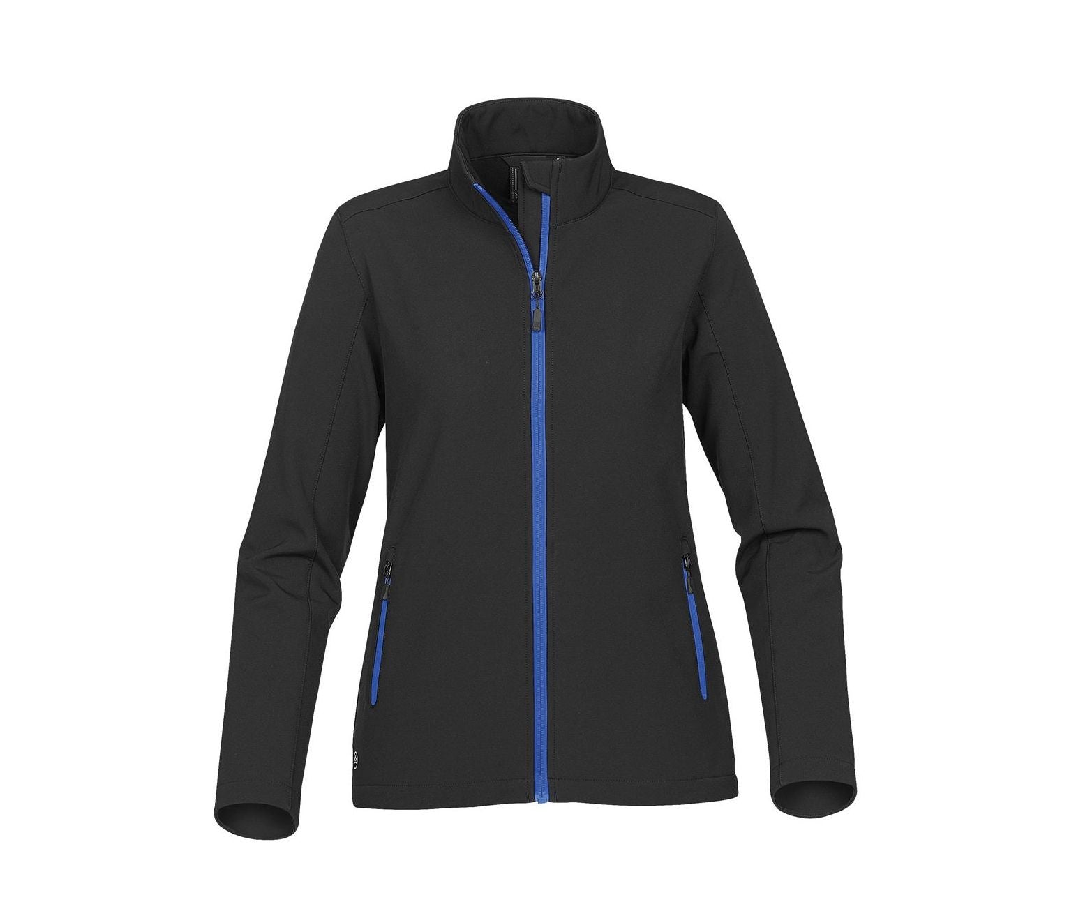 Veste Softshell Femme - Black / Azure Blue