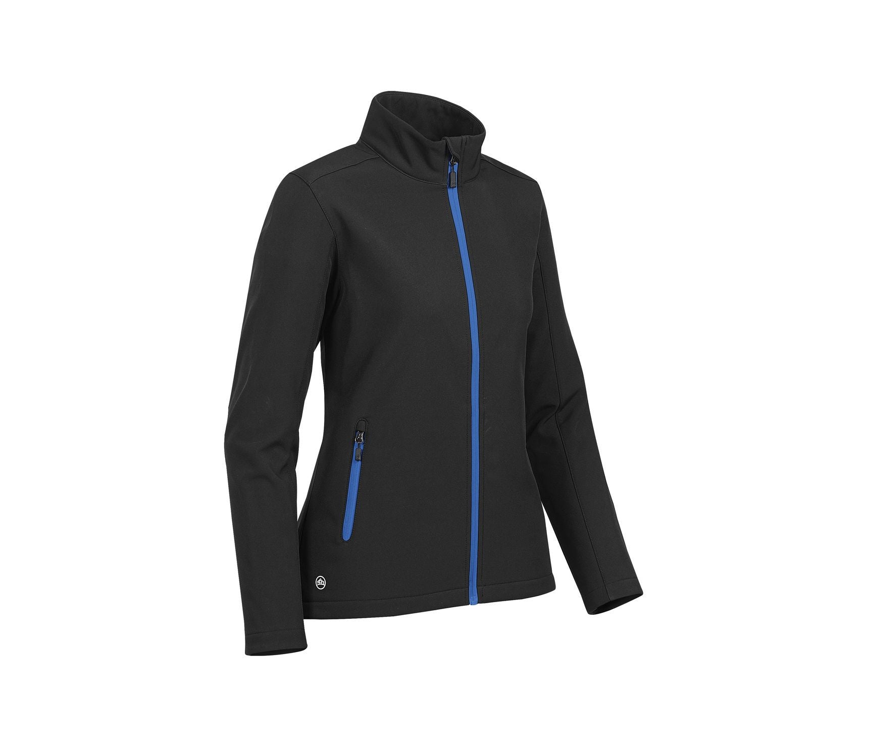 Veste Softshell Femme - Black / Azure Blue