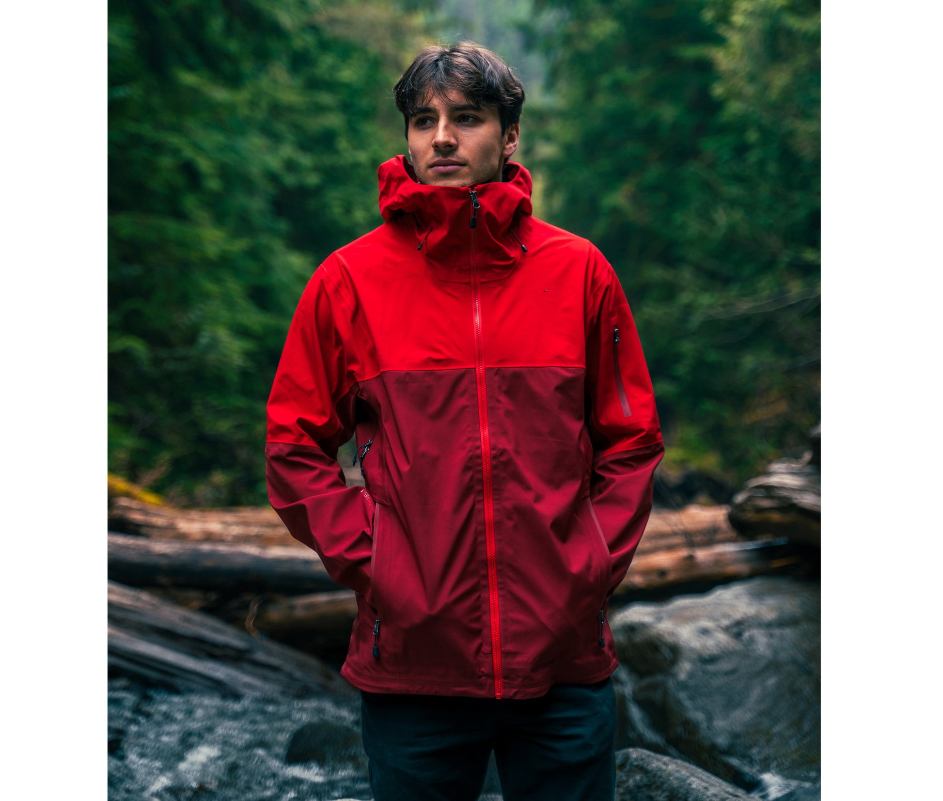 Veste technique imperméable et respirante