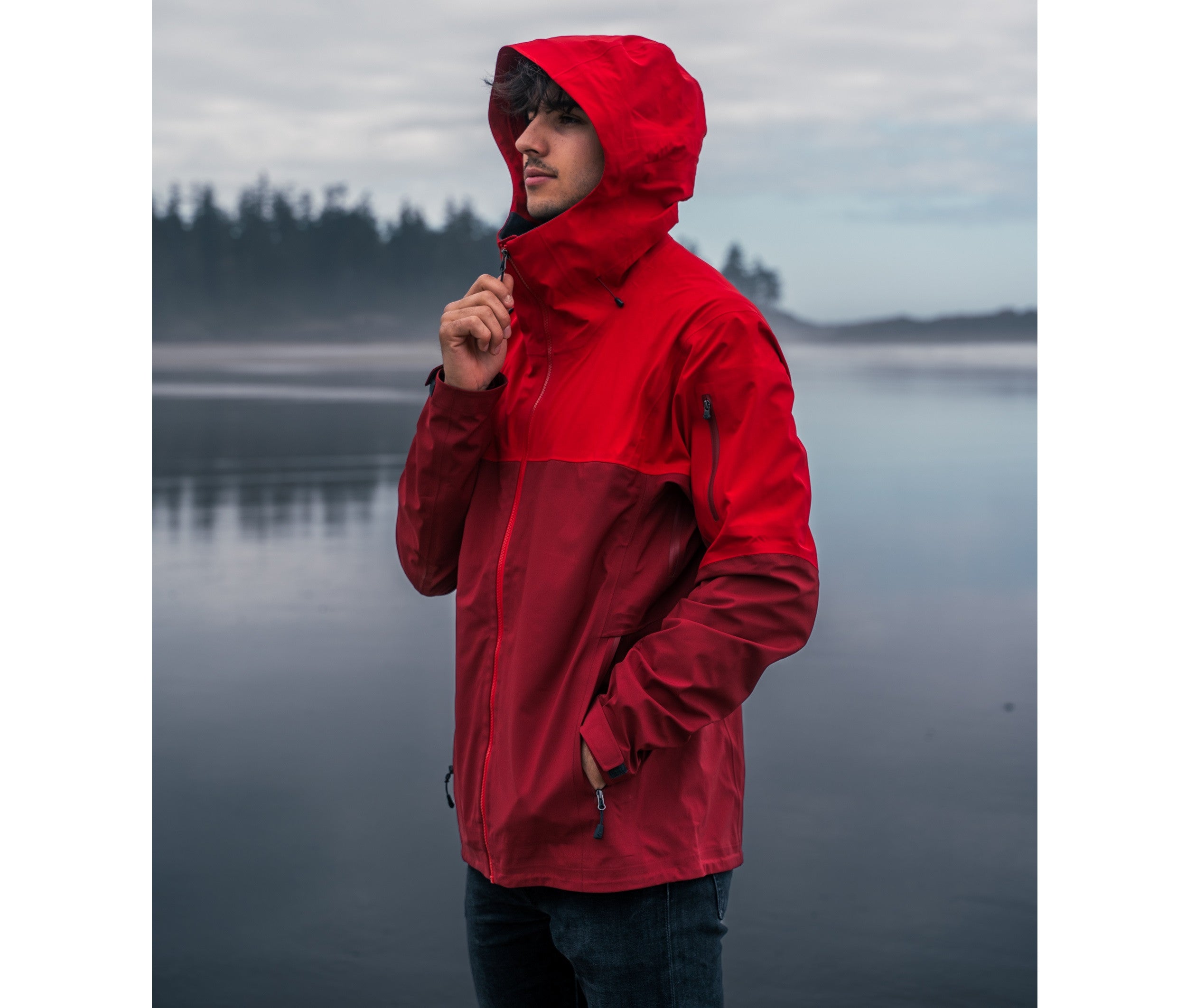 Veste technique imperméable et respirante