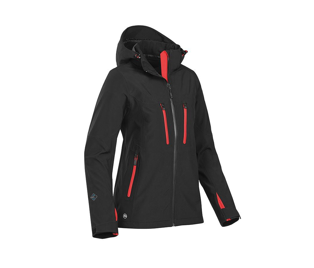 Veste Softshell Haute Technicité Femme - Black / Bright Red