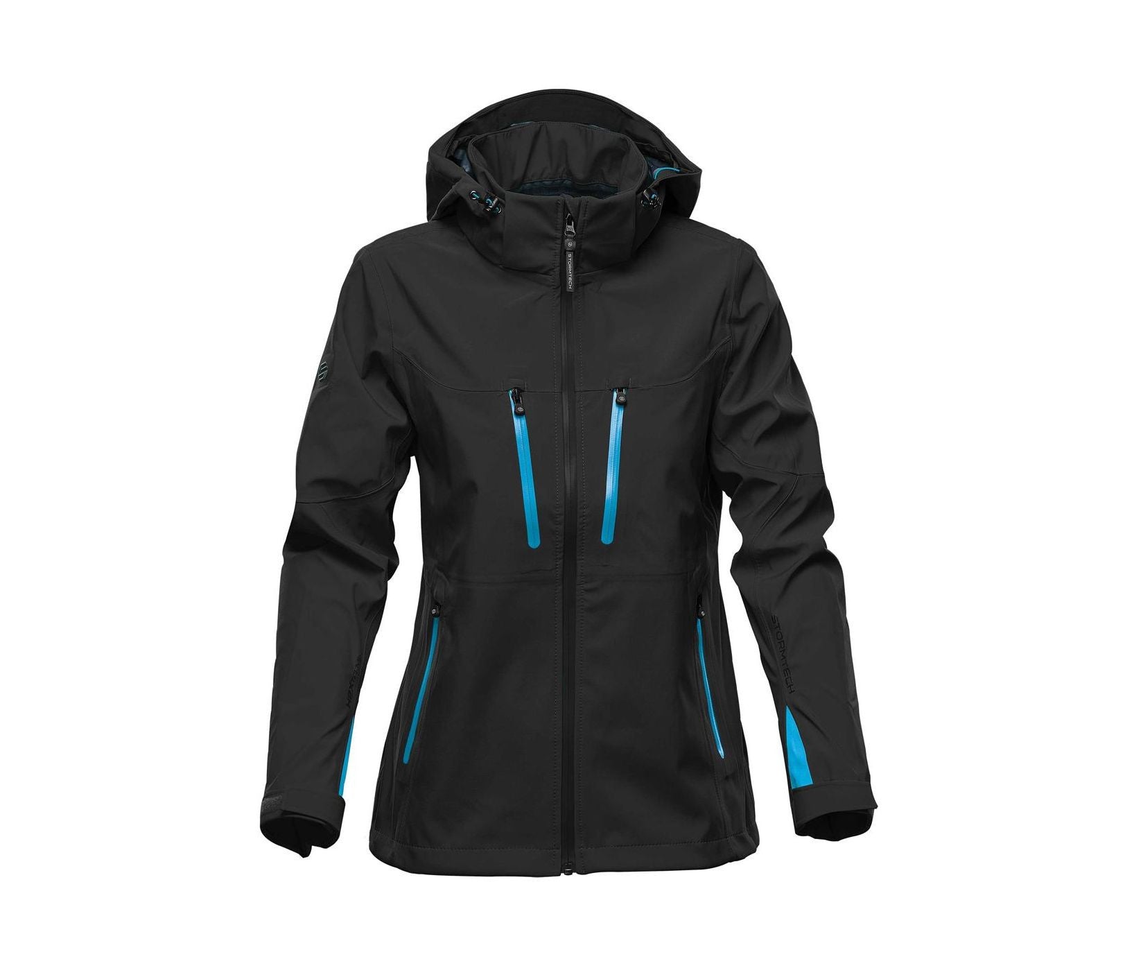 Veste Softshell Haute Technicité Femme - Black / Electric Blue
