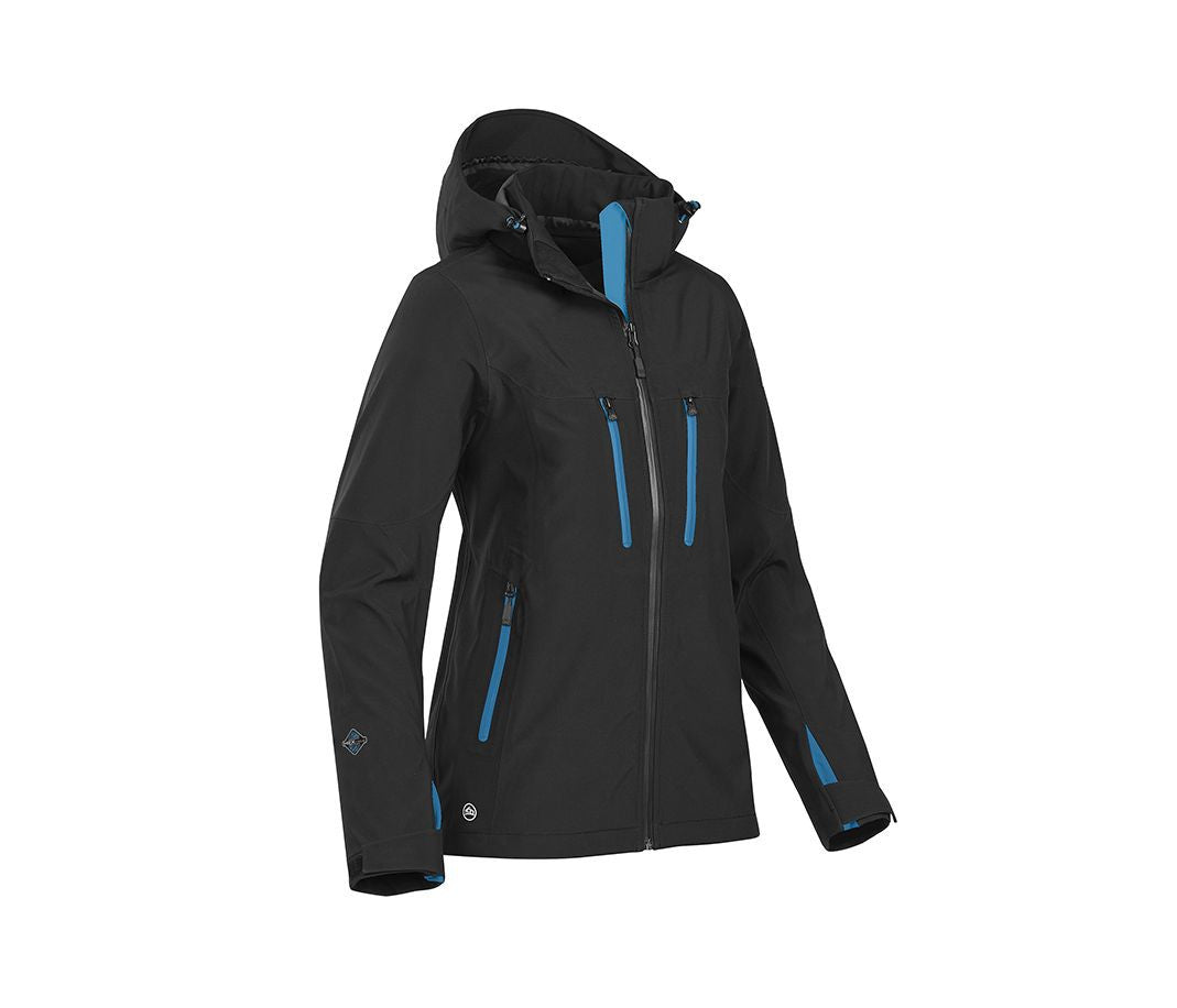 Veste Softshell Haute Technicité Femme - Black / Electric Blue
