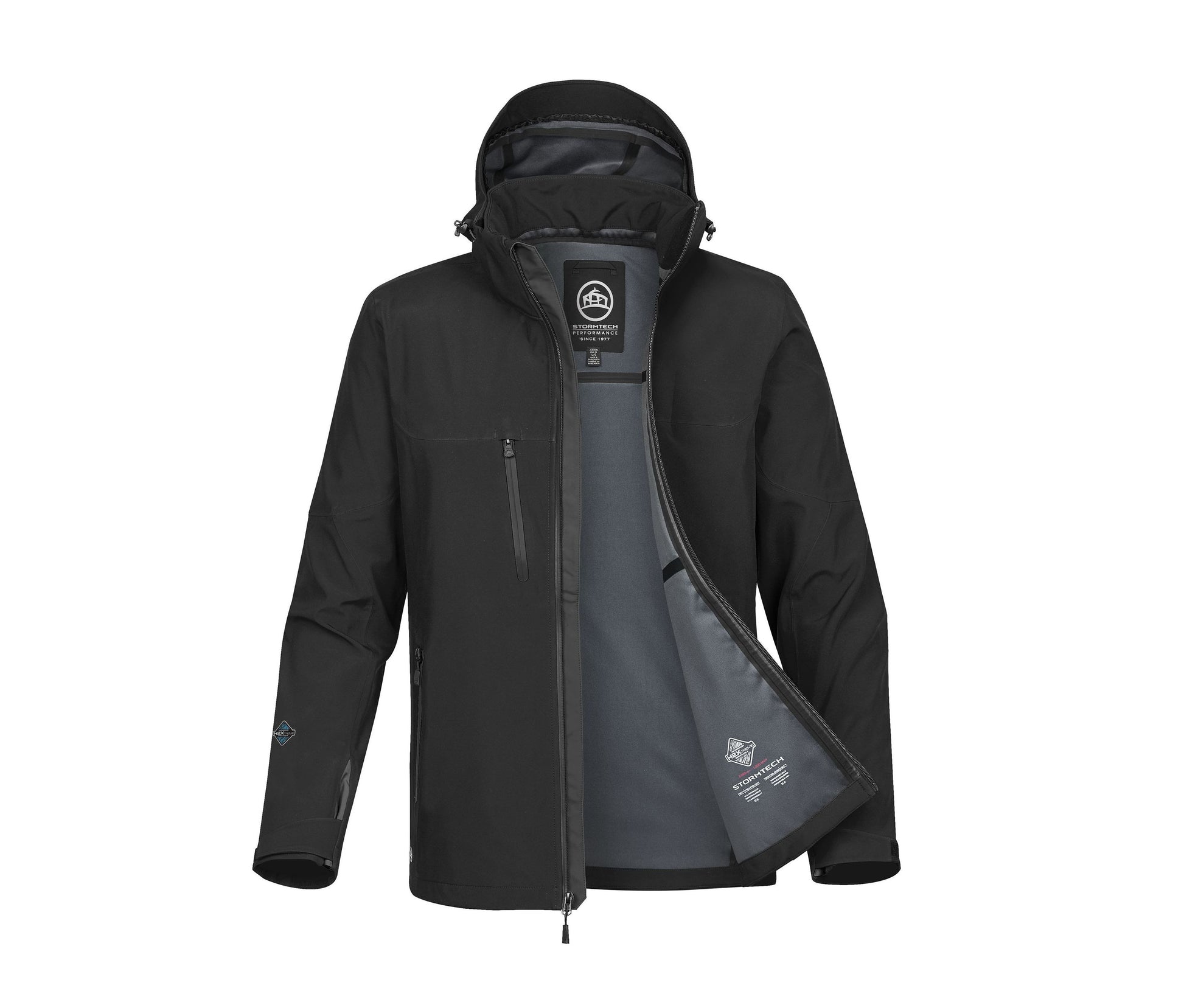 Veste Softshell Haute Technicité Homme - Black / Carbon