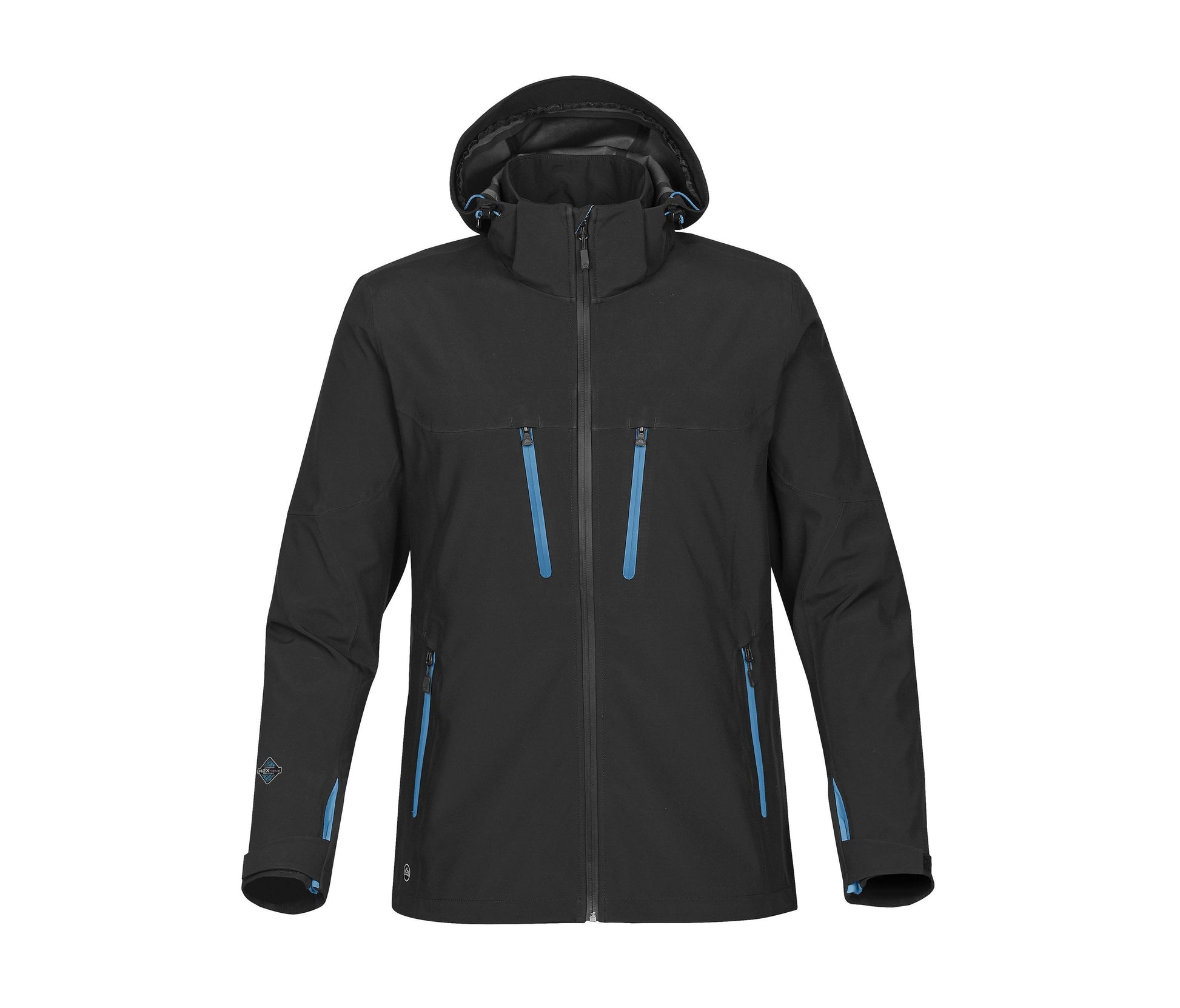 Veste Softshell Haute Technicité Homme - Black / Electric Blue