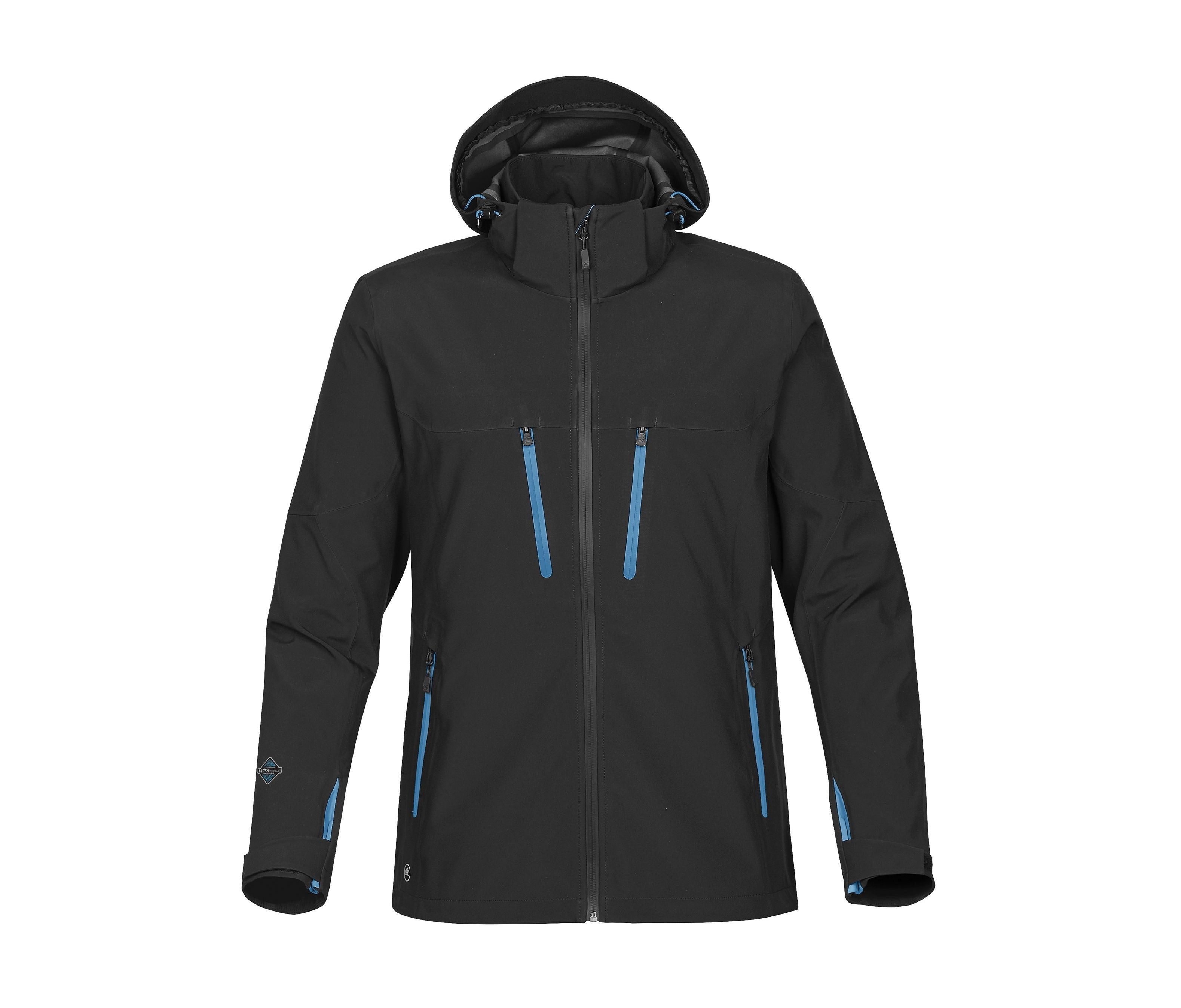 Veste Softshell Haute Technicité Homme - Black / Electric Blue