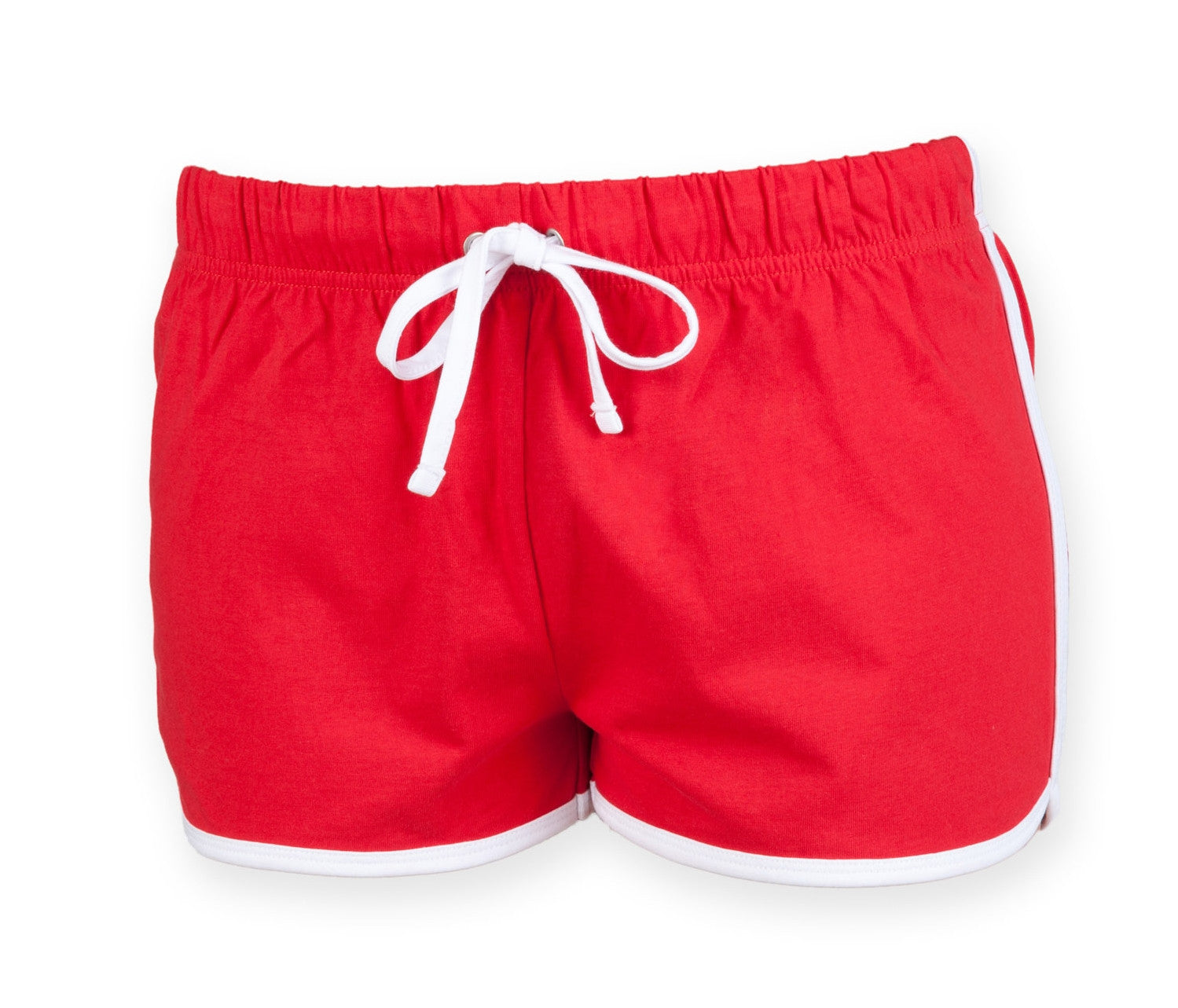 Short Rétro Femme - Red/white