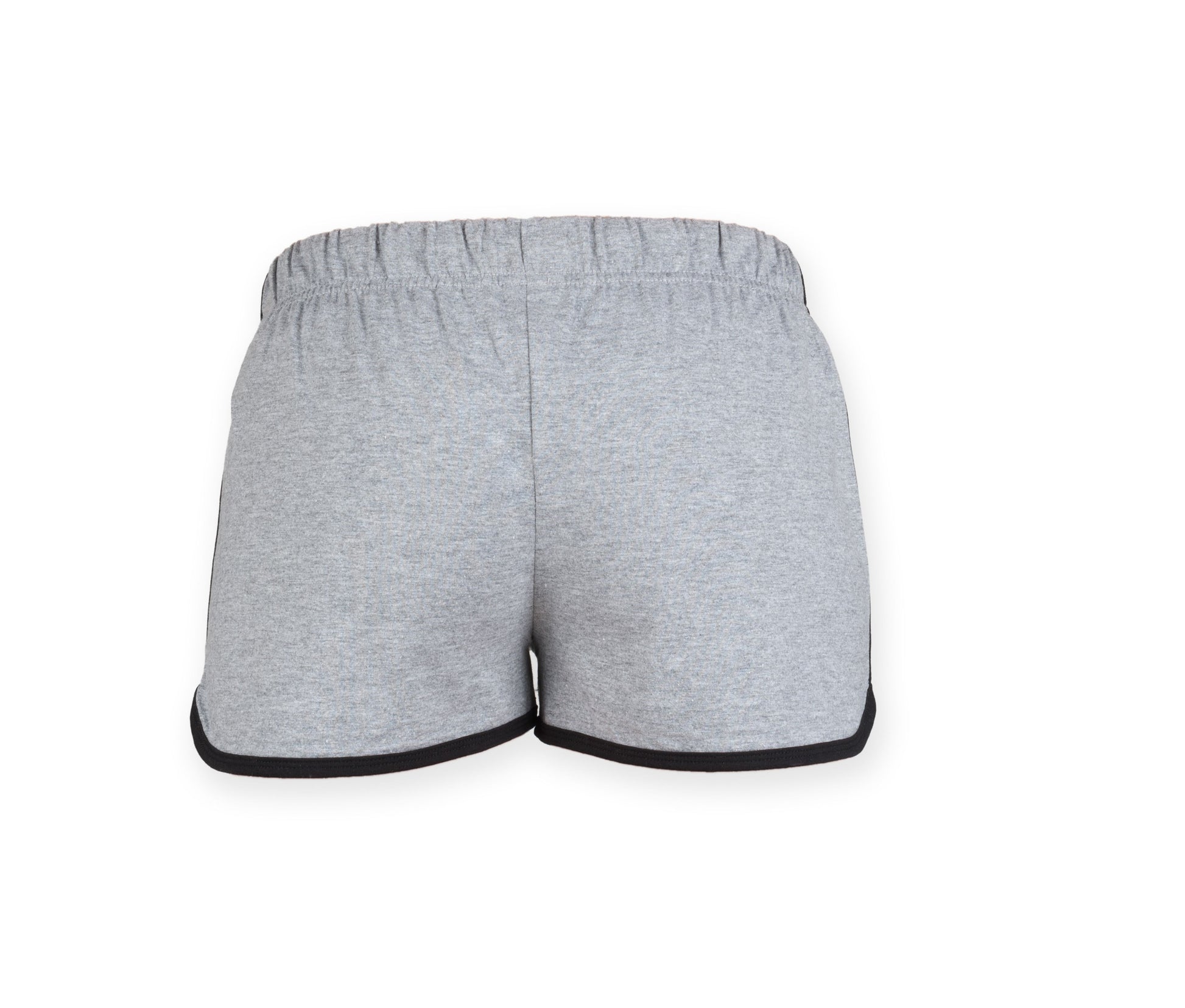 Short Rétro Femme - Heather Grey/black